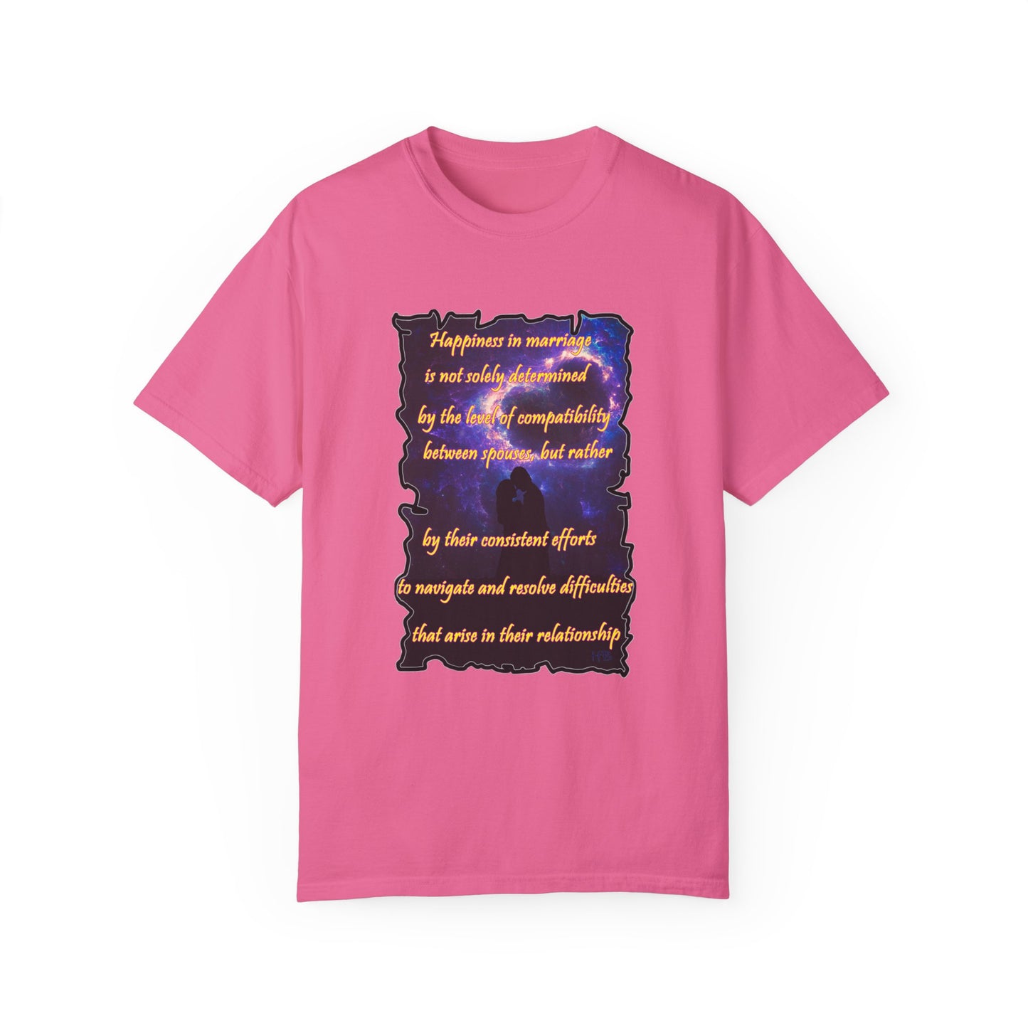 Marriage & Commitment V-Neck Tee – Love, Growth & Relationship Wisdom