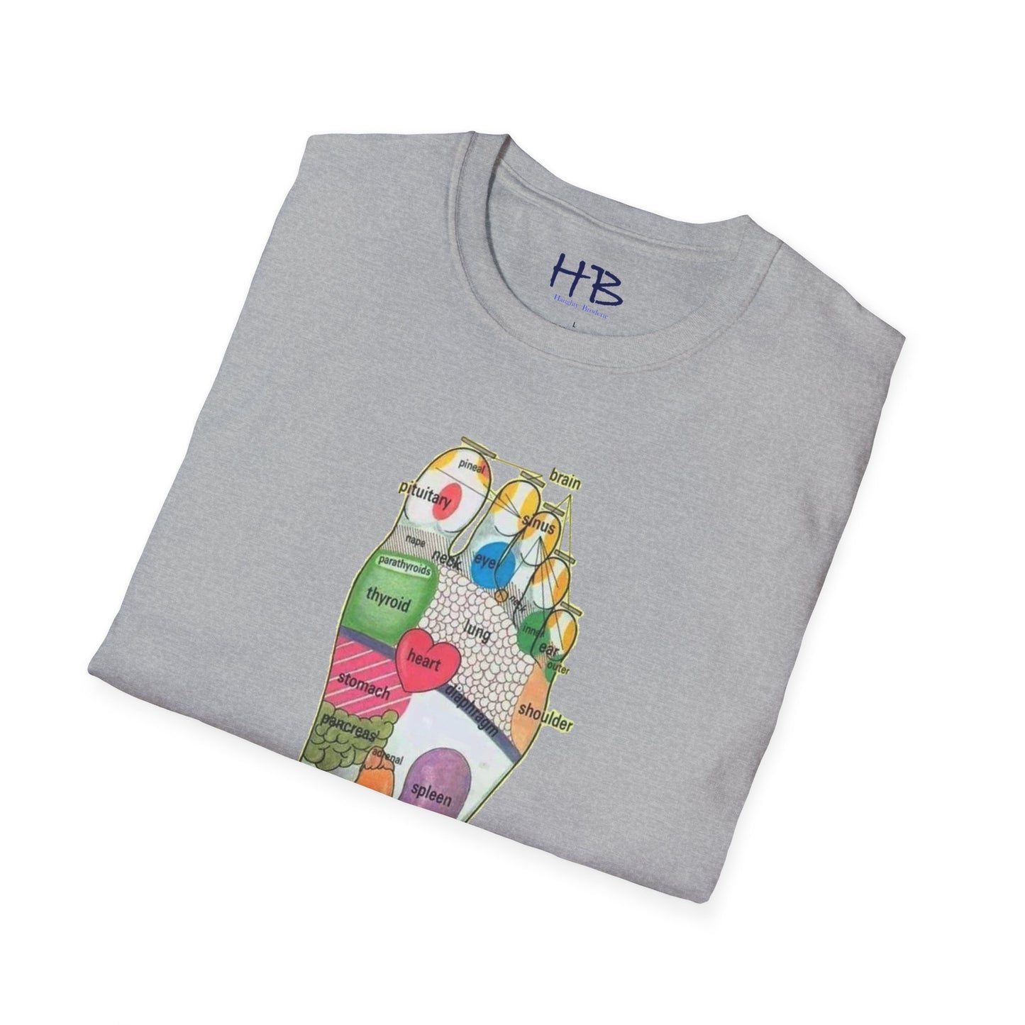 Foot's Palm Wisdom: Unlocking the Secrets of Holistic Well-Being with Our Captivating Tee Shirt"