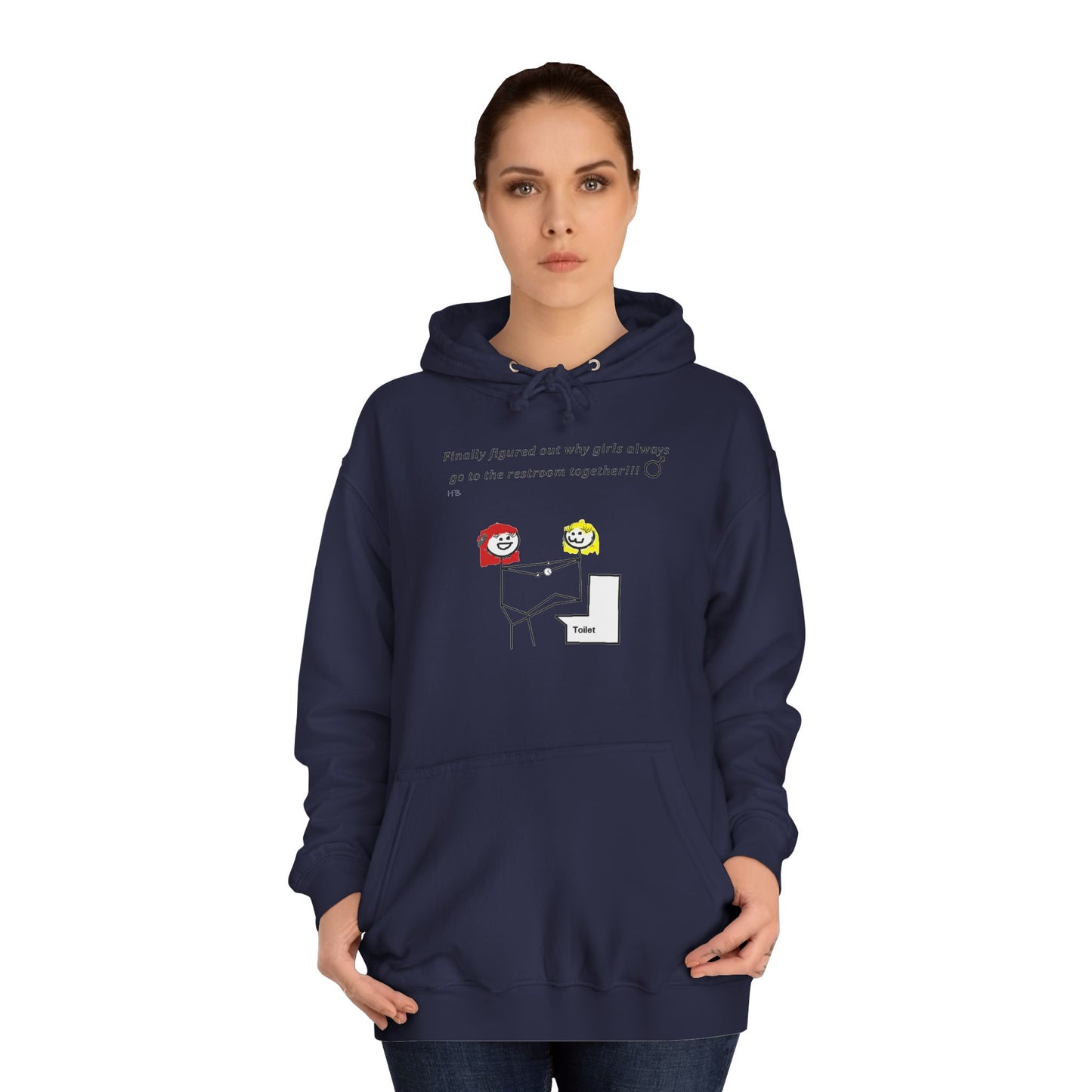 Get Yours Now -- Humorous Restroom Companions Revelations (Hoodie - Cozy and Durable)