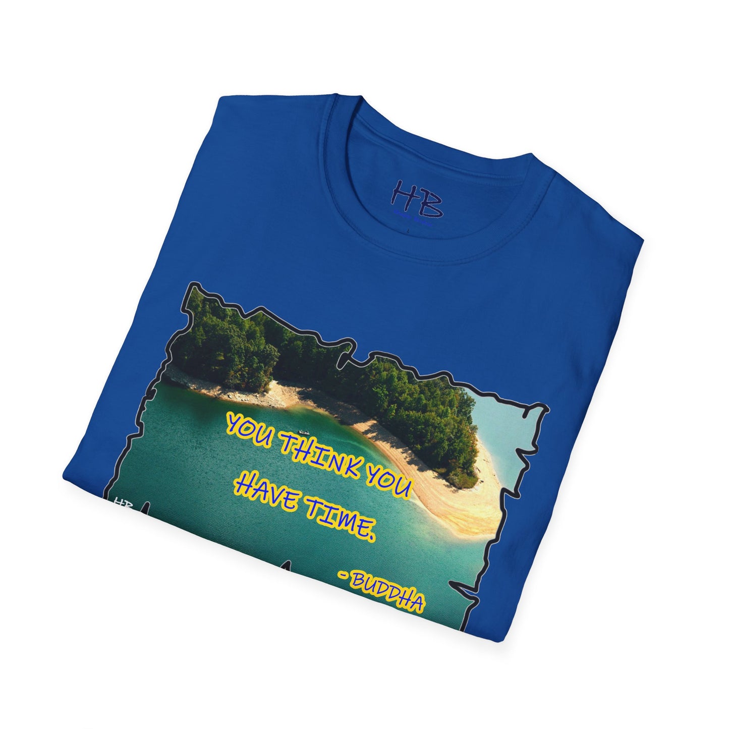 Buddha's Timeless Horizon Harmony; Philosophical Mirage Ethereal Lake Sunset Discourse 7