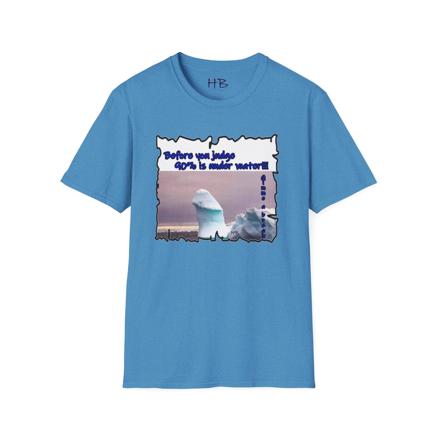 90% Below Judging the Unseen Beneath the Surface; The Iceberg Perspective Laughing at Assumptions While Challenging Prejudice