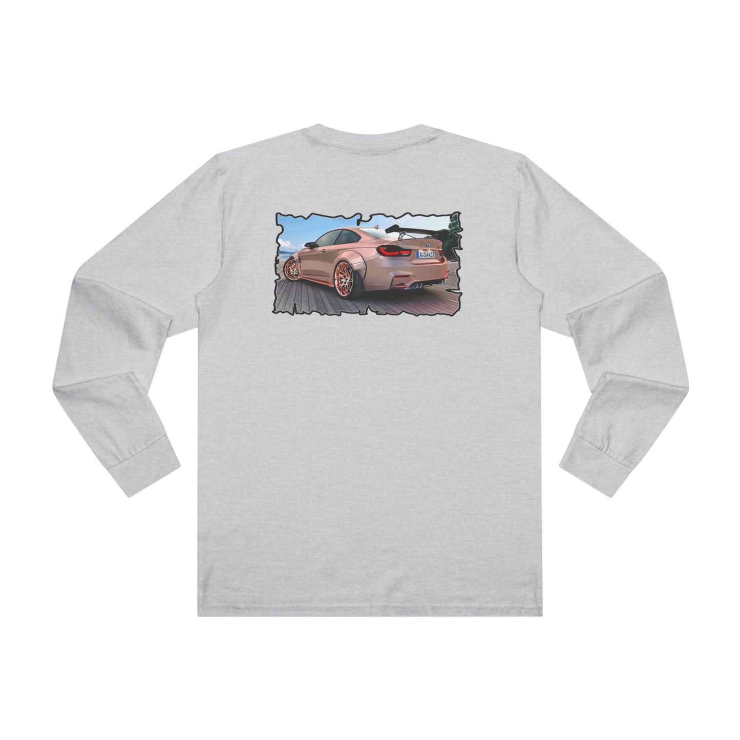Get Yours Now -- Customized pink BMW M3 (Men's Base Longsleeve Tee - All-Season Wear)