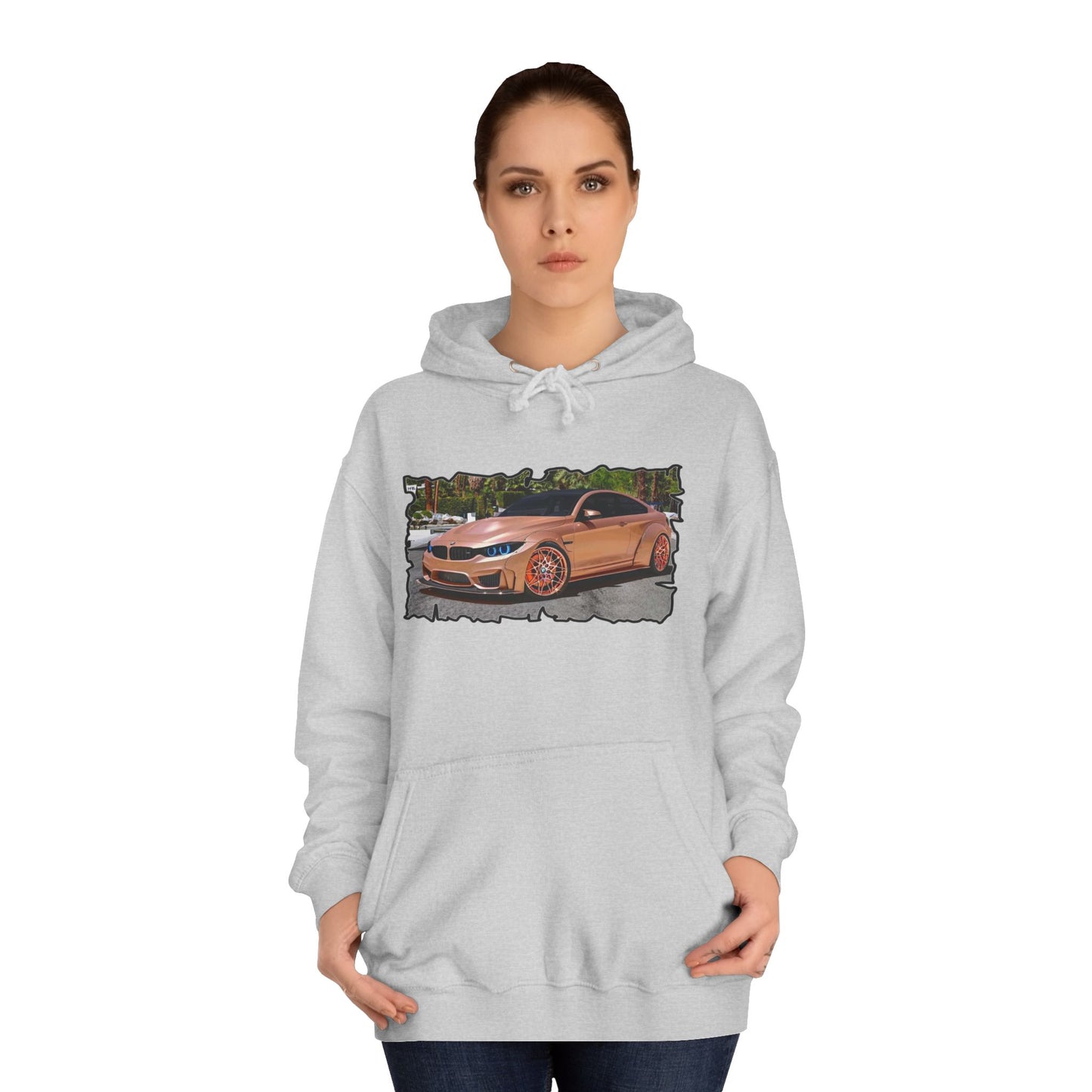 Get Yours Now -- Customized pink BMW M3 (Hoodie - Cozy and Durable)