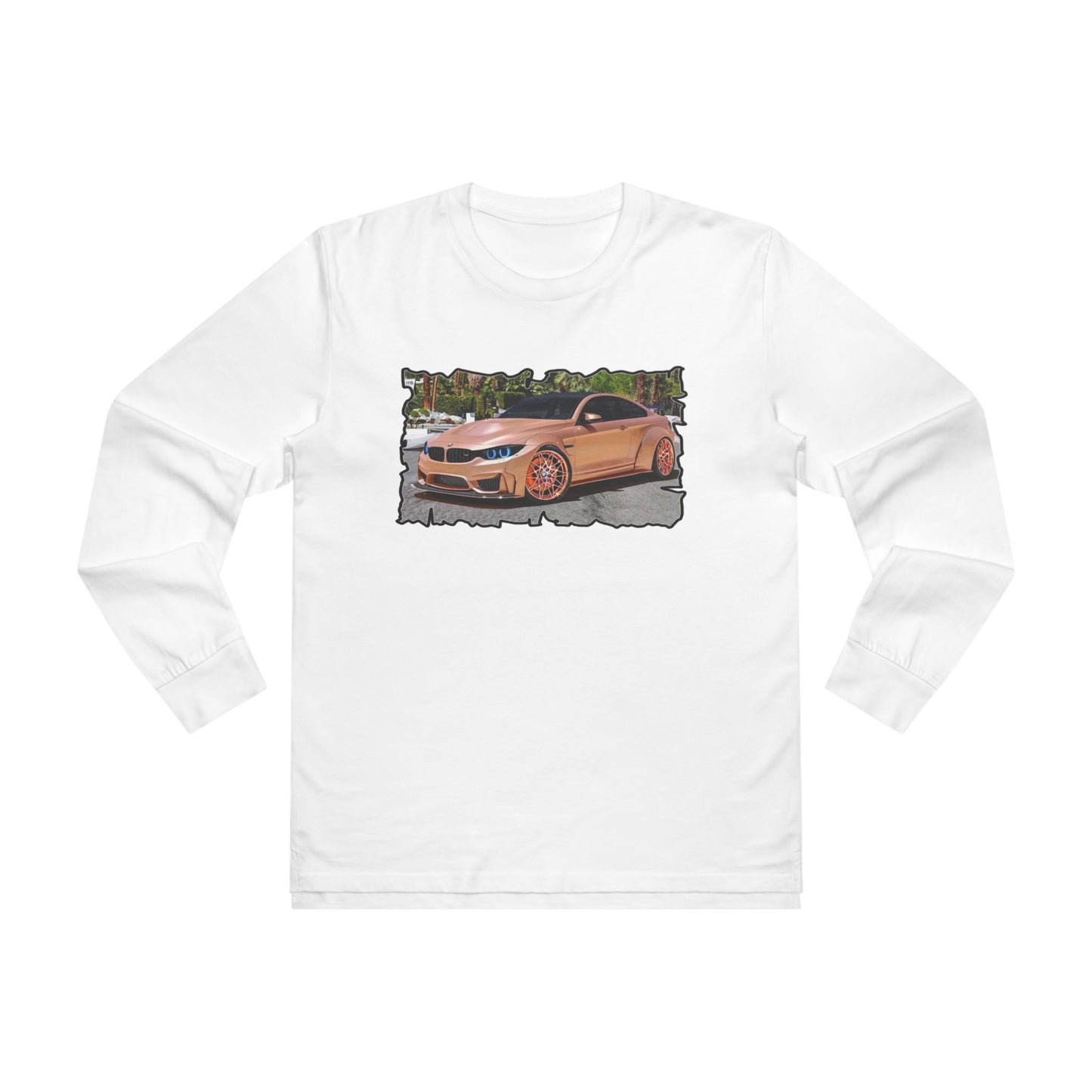 Get Yours Now -- Customized pink BMW M3 (Men's Base Longsleeve Tee - All-Season Wear)