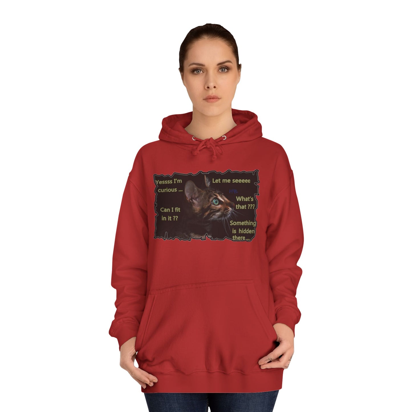 Get Yours Now -- Kitten curiosity and care free (Hoodie - Cozy and Durable)