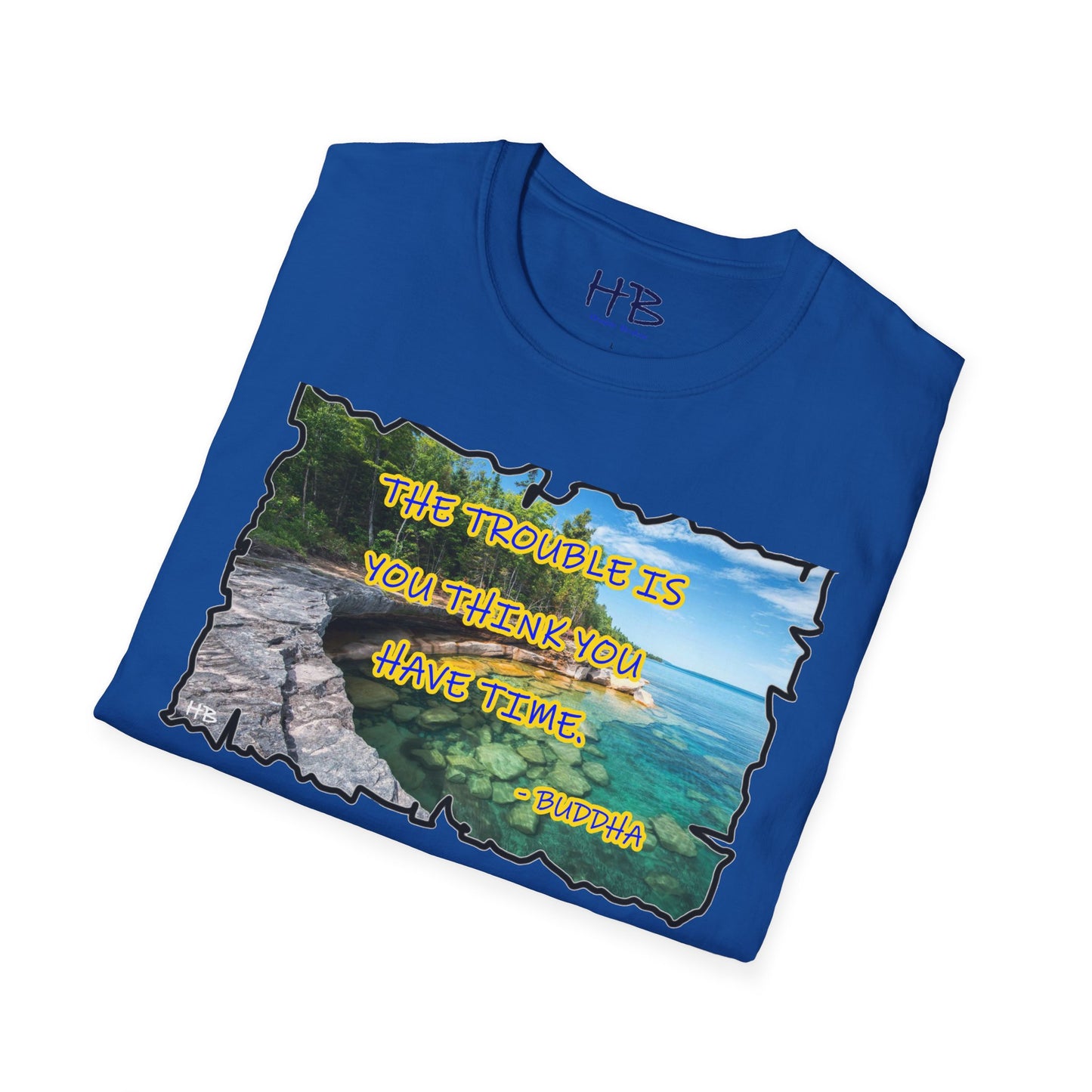 Buddha's Timeless Horizon Harmony; Philosophical Mirage Ethereal Lake Sunset Discourse 6