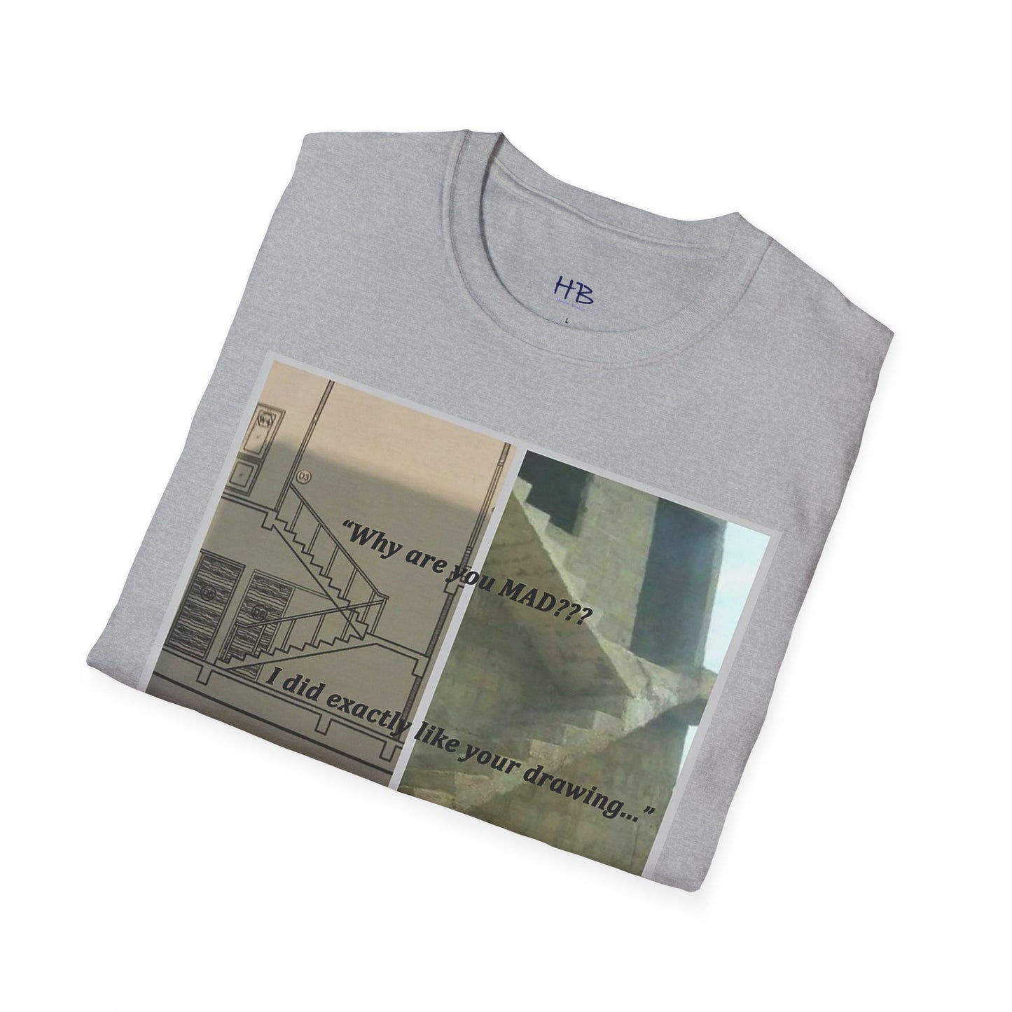 Comical Architectural Irony Stairs Sketch