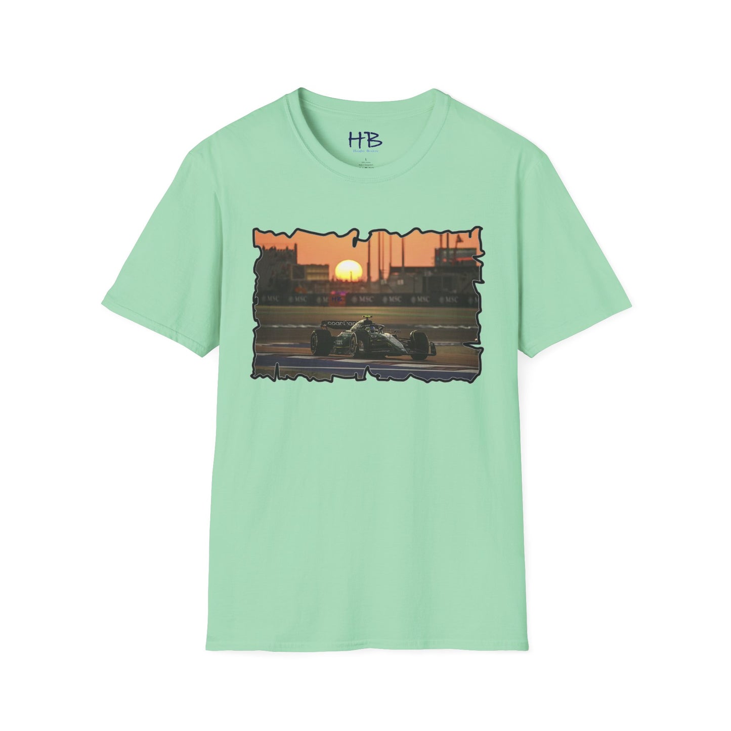 Formula 1 Marvel using Speed & Serenity; Finesse Sunset Symphony