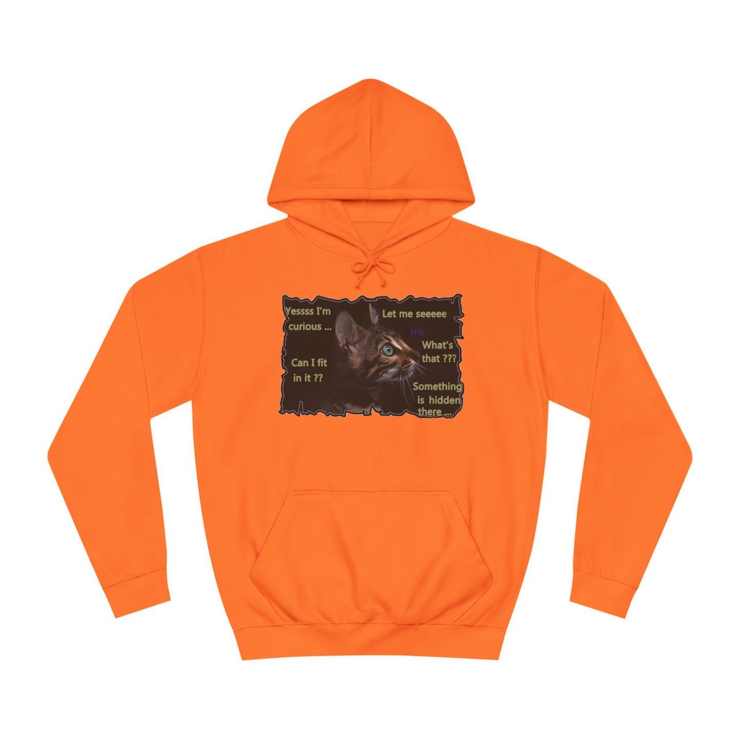 Get Yours Now -- Kitten curiosity and care free (Hoodie - Cozy and Durable)