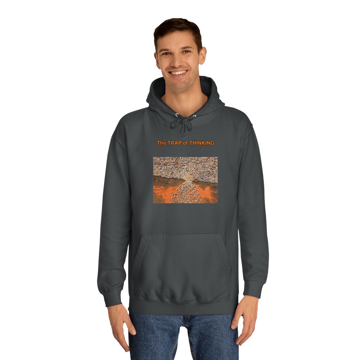 Thought-Provoking Independent Thinker (Hoodie - Cozy and Durable)