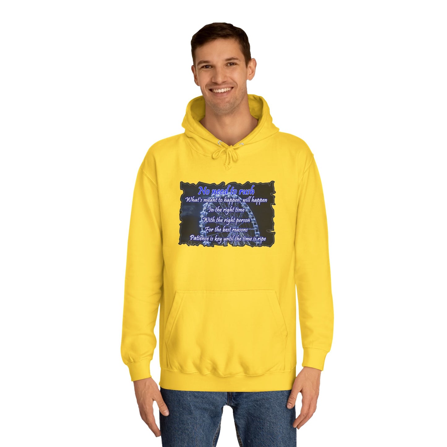 Get Yours Now -- No need to rush (Hoodie - Cozy and Durable)
