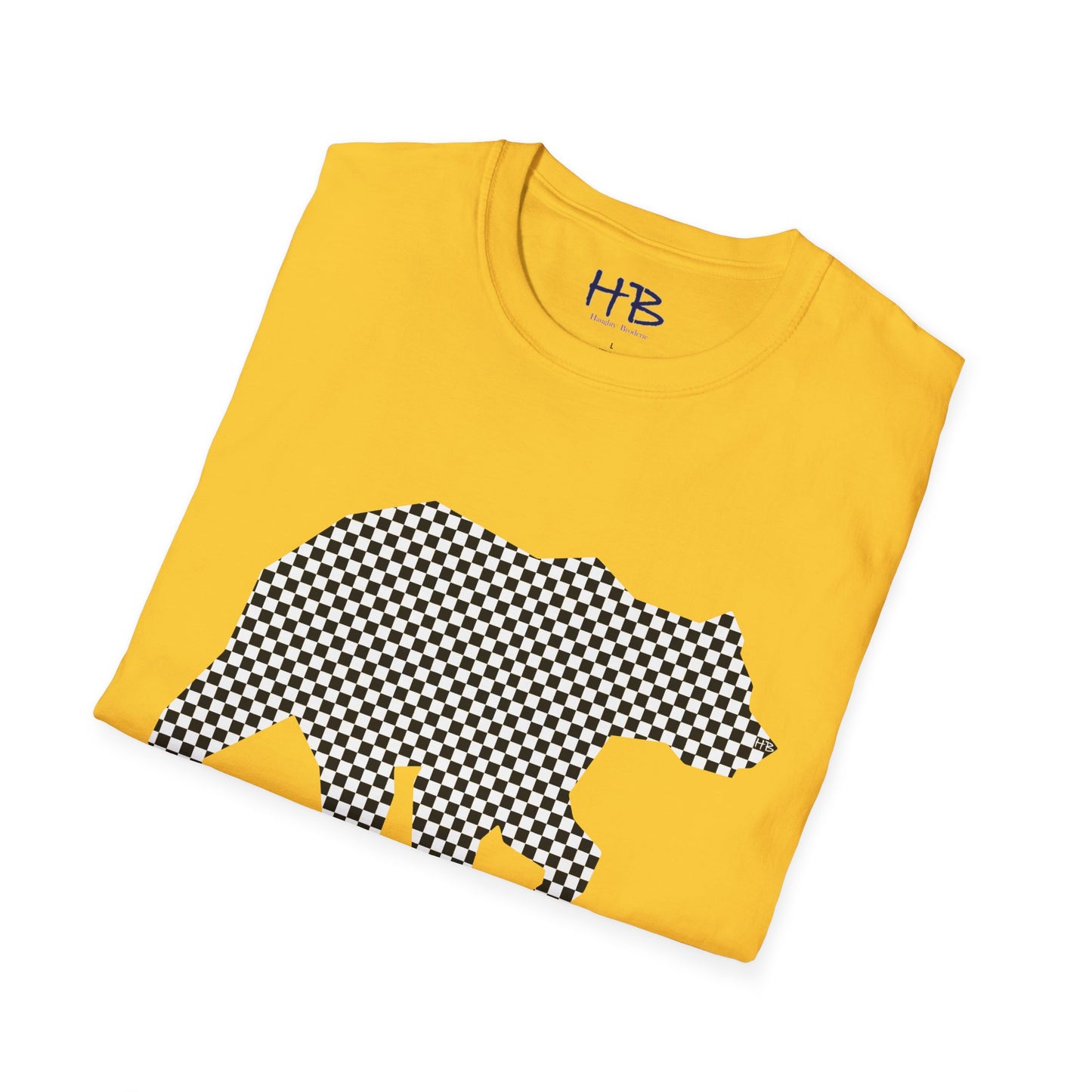 Fashion That Roars: The Enchanting Tale of the Bear's Checkered Body