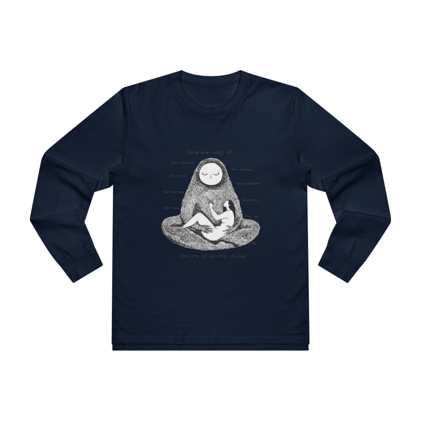Get Yours Now -- Come one, come all  (Men's Base Longsleeve Tee - All-Season Wear)