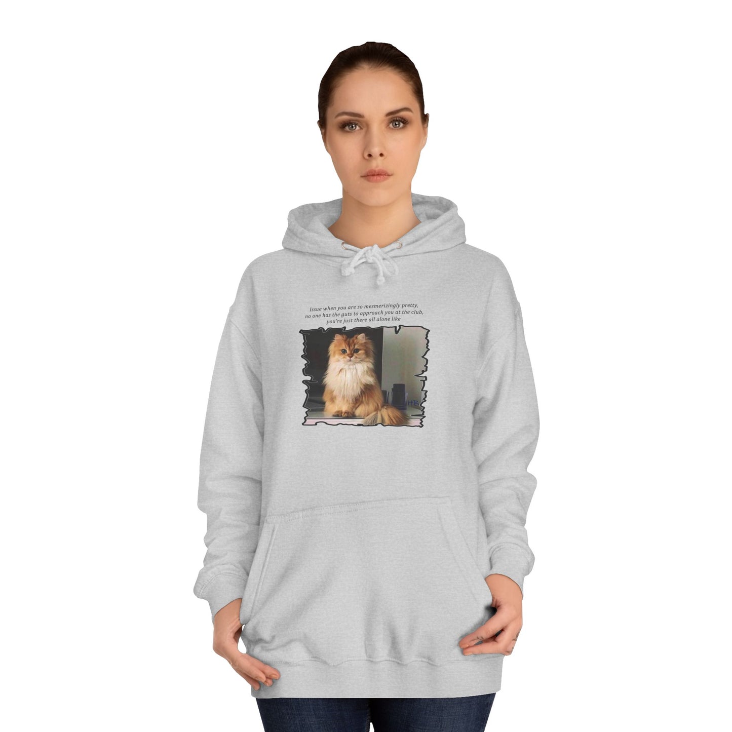 Get Yours Now -- Mesmerizing Lonely Kitty (Hoodie - Cozy and Durable)