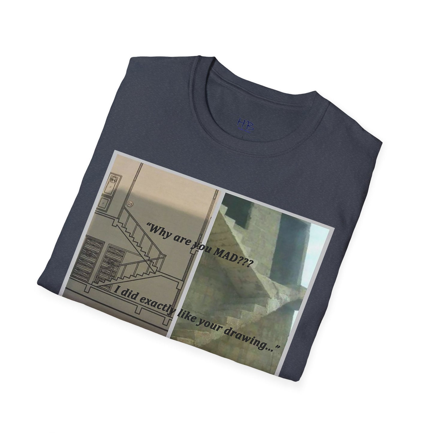 Comical Architectural Irony Stairs Sketch