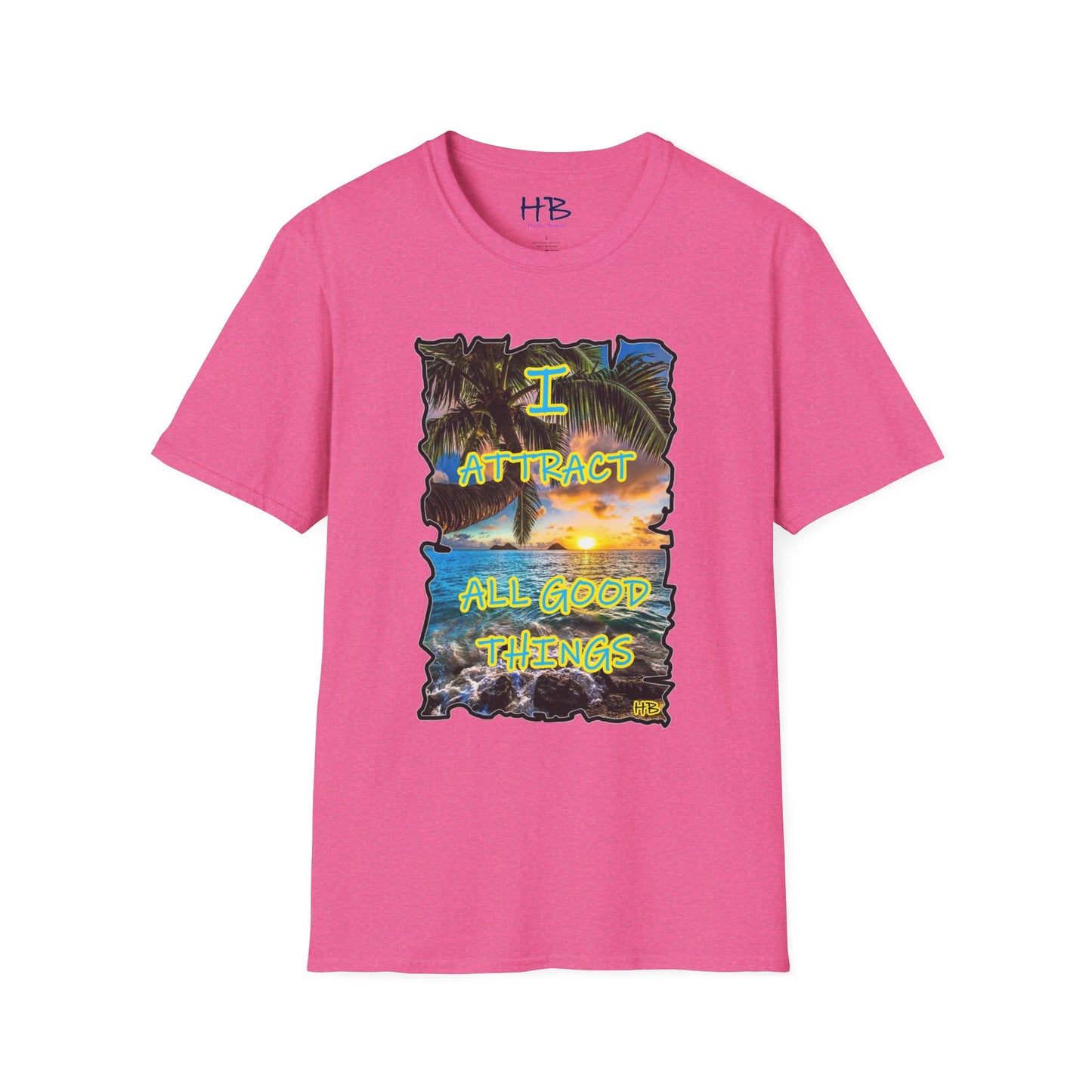 Ocean Sunset Affirmation Dreamscape; Affirmation Empowering Style who Attracts All Good Things