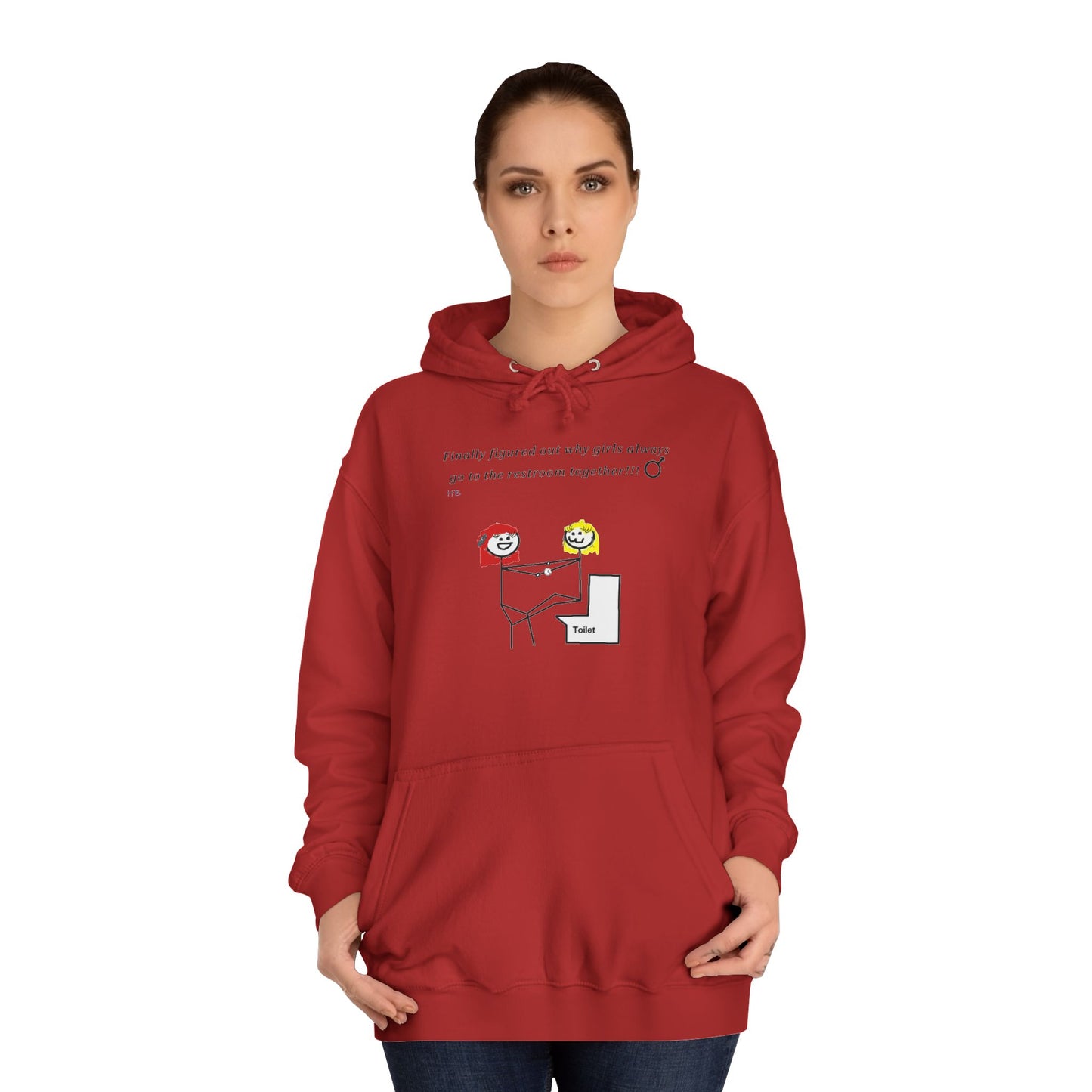 Get Yours Now -- Humorous Restroom Companions Revelations (Hoodie - Cozy and Durable)