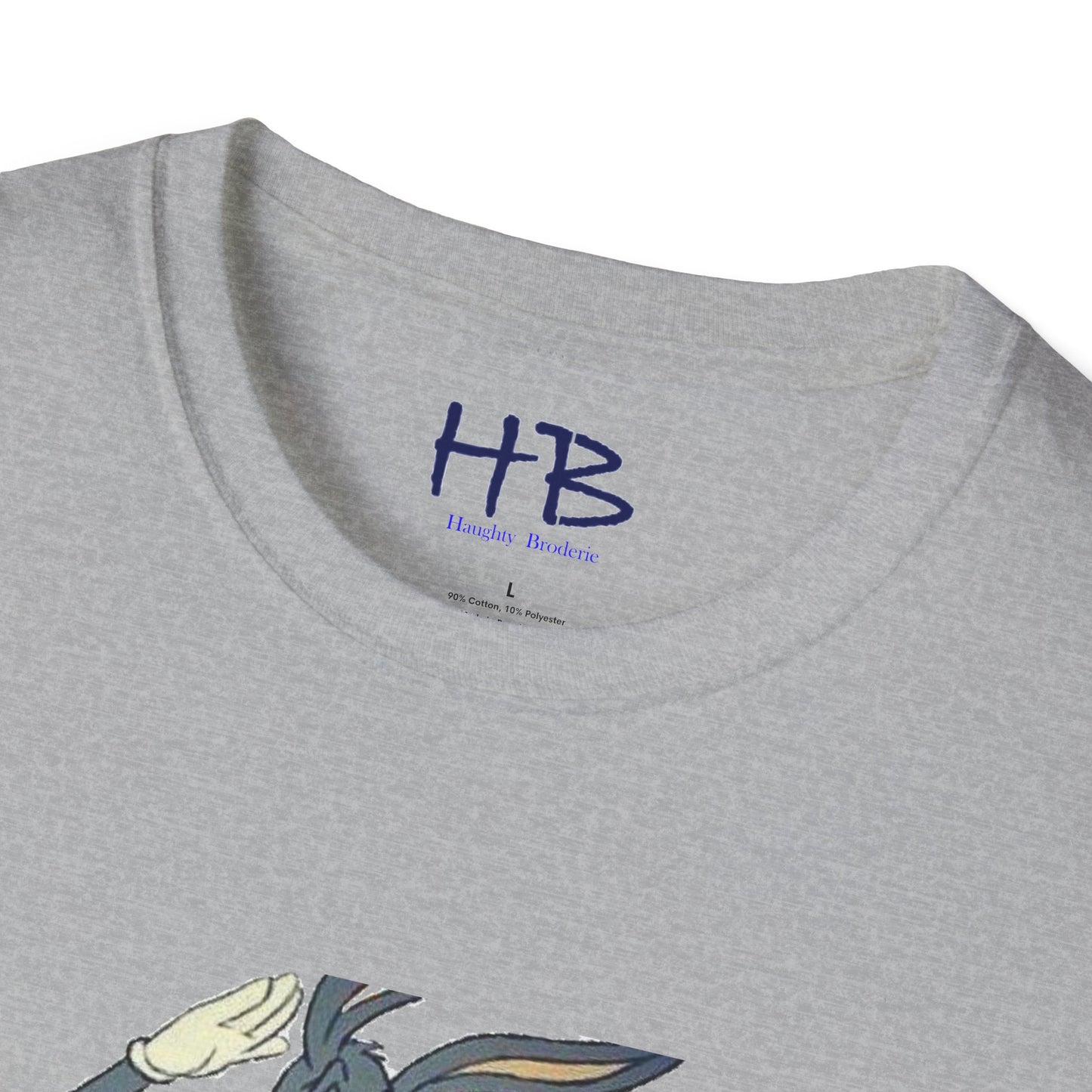 Bugs being playful with his bunny lady