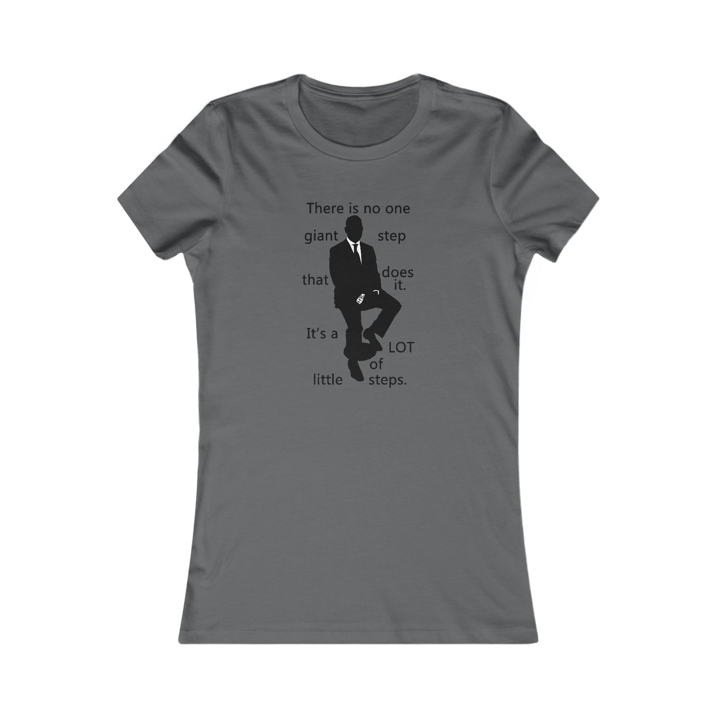 Consistent Gradual Growth Steady Progress (Women - Premium Cotton Tee)