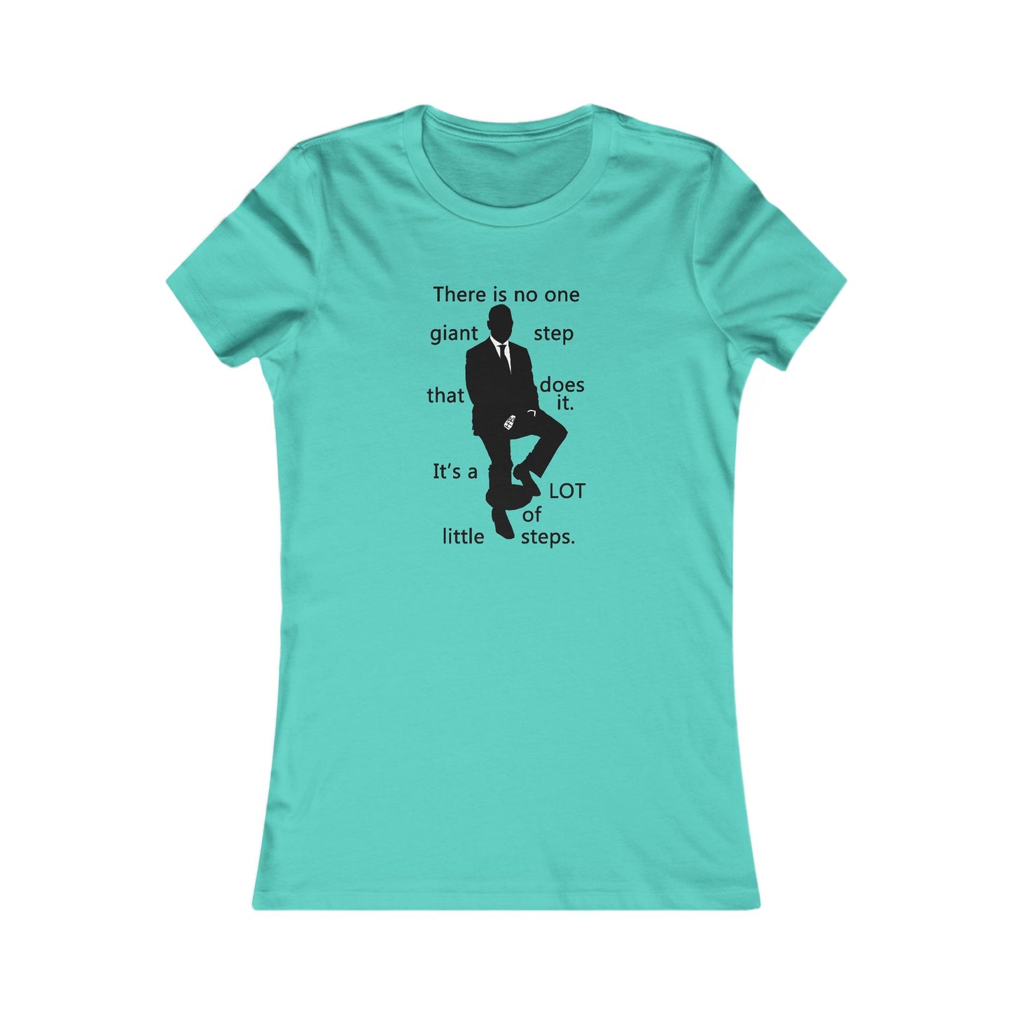 Consistent Gradual Growth Steady Progress (Women - Premium Cotton Tee)