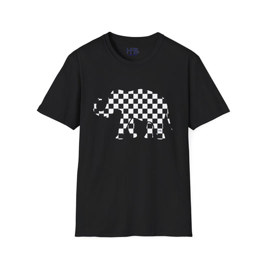Sophistication Redefined: Unleash Your Style with the Elephant-Inspired Checkered one