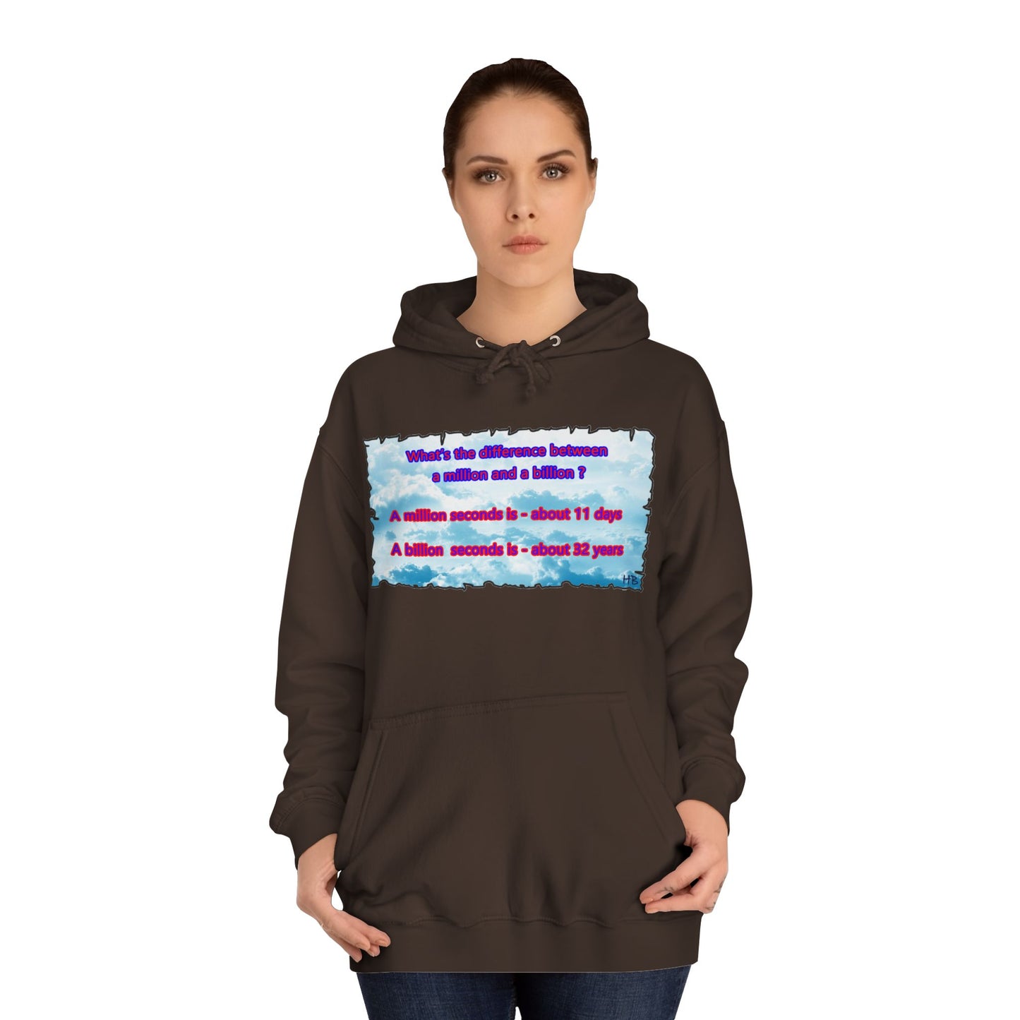 Get Yours Now -- Difference between million and billion calculated in seconds (Hoodie - Cozy and Durable)