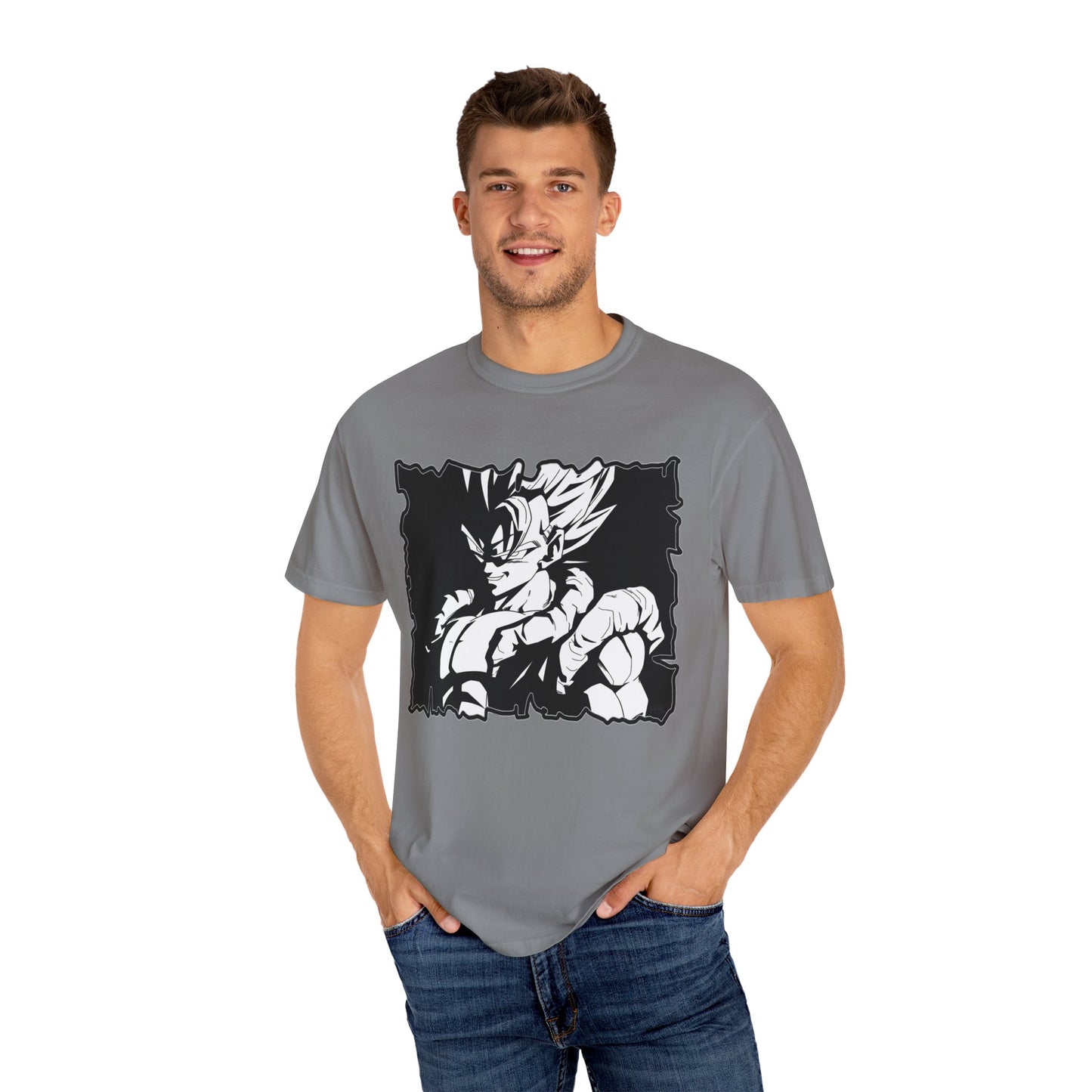 Ultimate Power Awakened Superhero anime in black and white