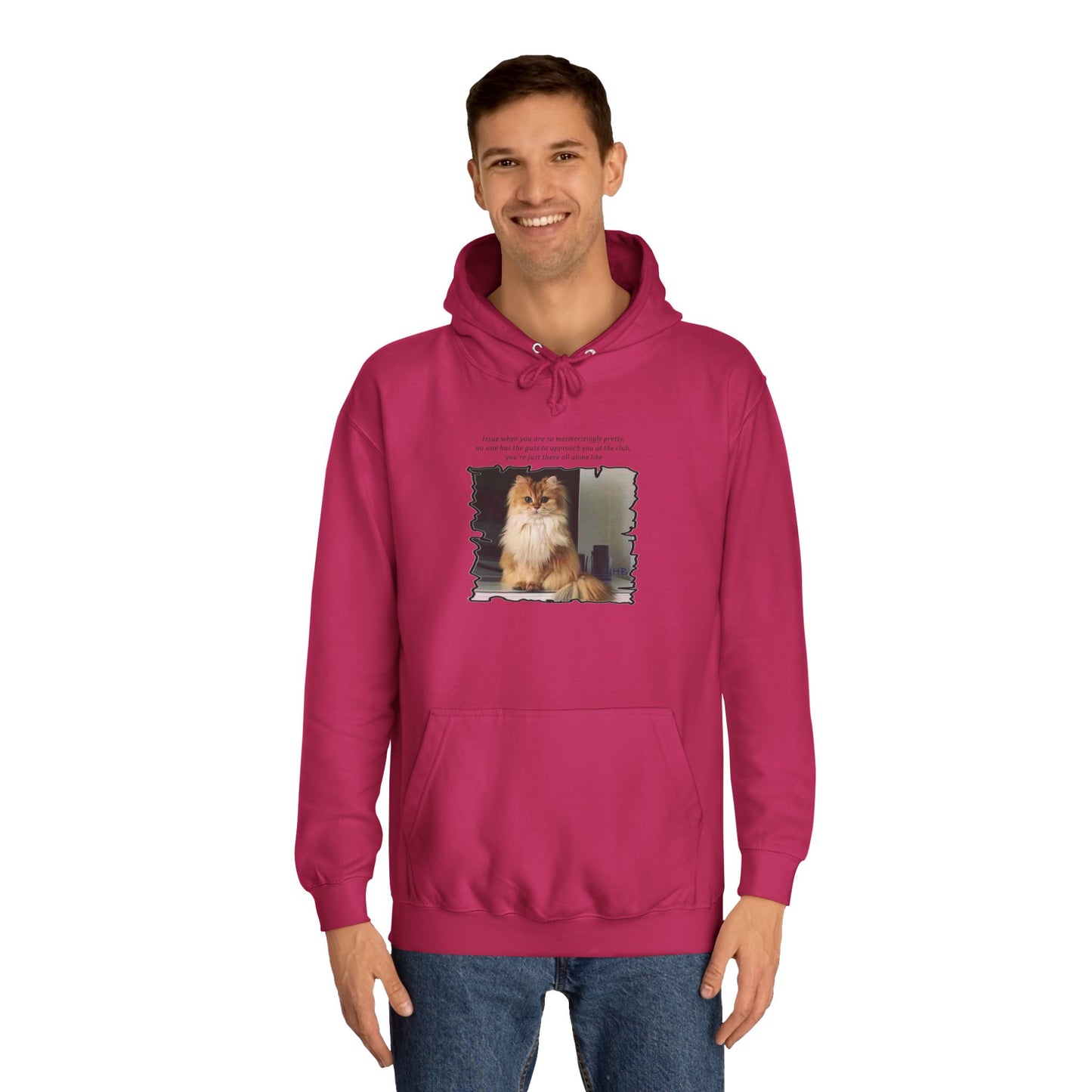 Get Yours Now -- Mesmerizing Lonely Kitty (Hoodie - Cozy and Durable)