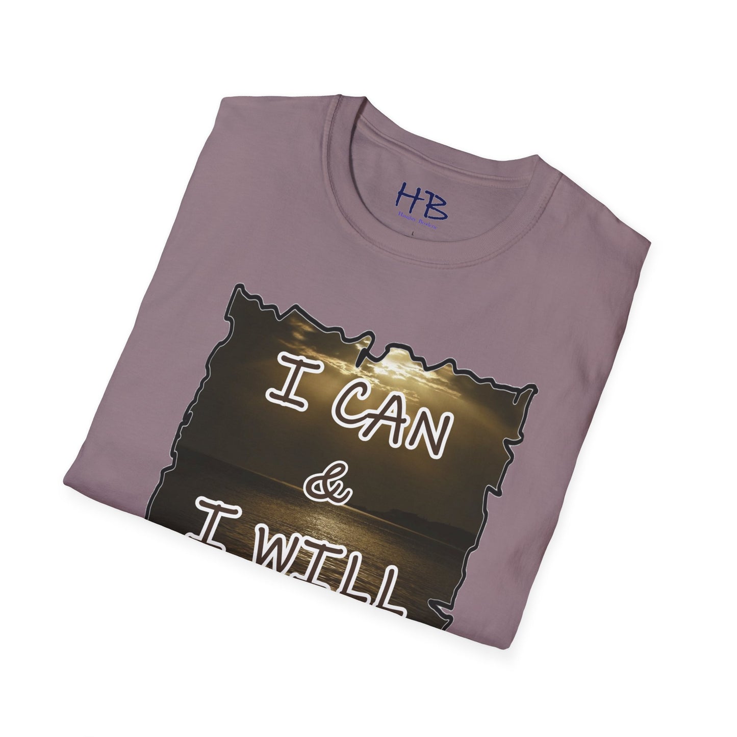 Unleashing the Empowering Emblem Inner Champion: Radiate Determination with Inspirational Style "I CAN & I WILL"