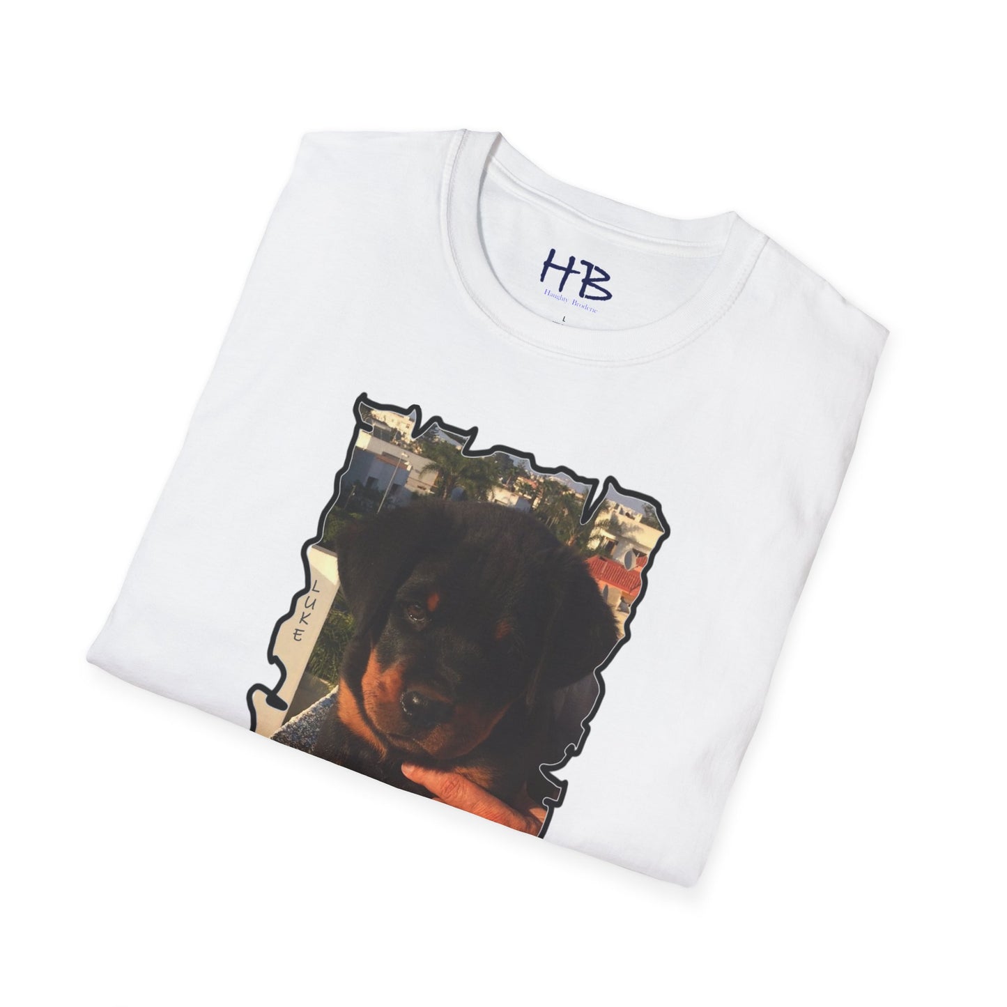 Innocence on the Rooftop: Baby Luke's Captivating Pose