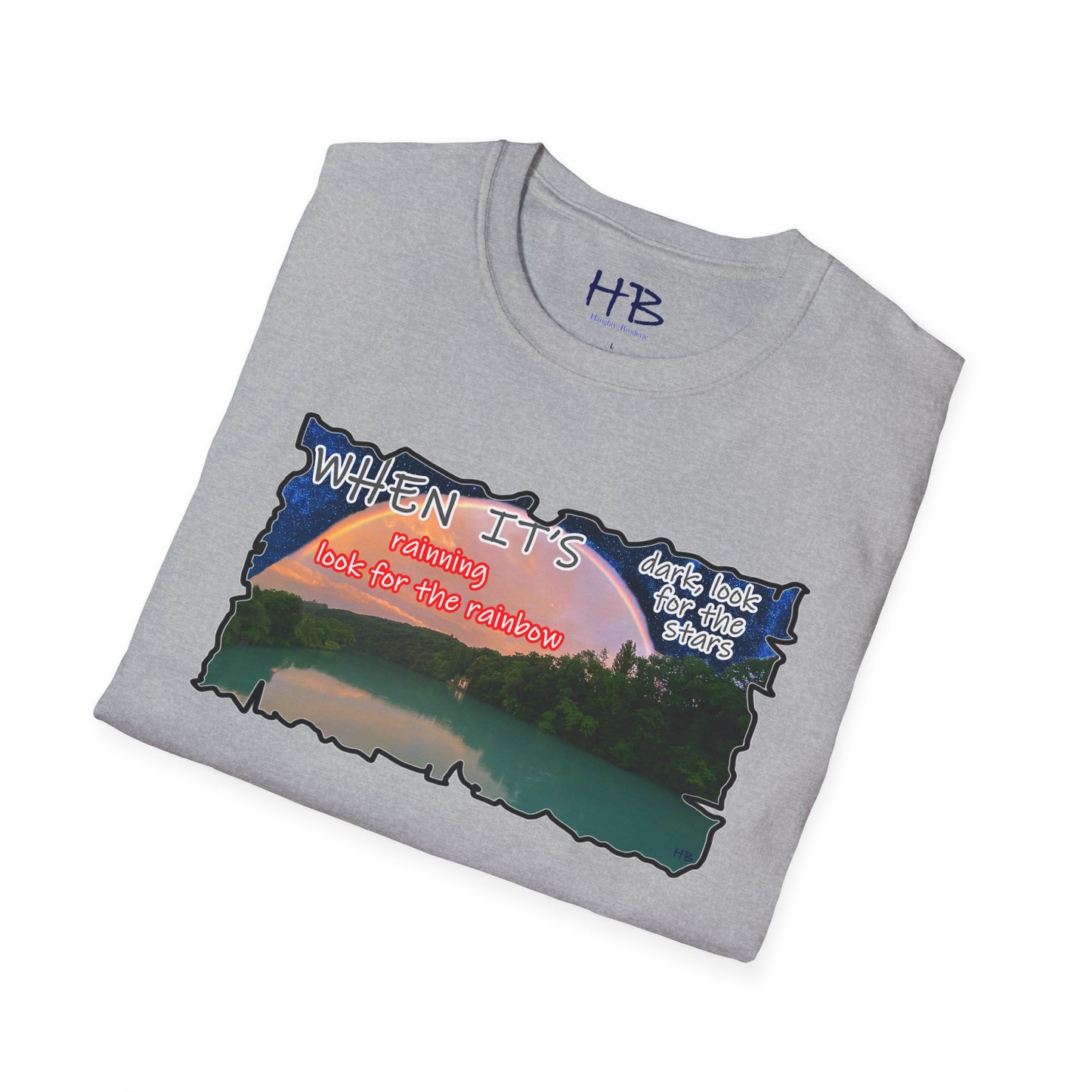 Harnessing the Positive: Radiate Joy and Inspiration rainbow vs stars