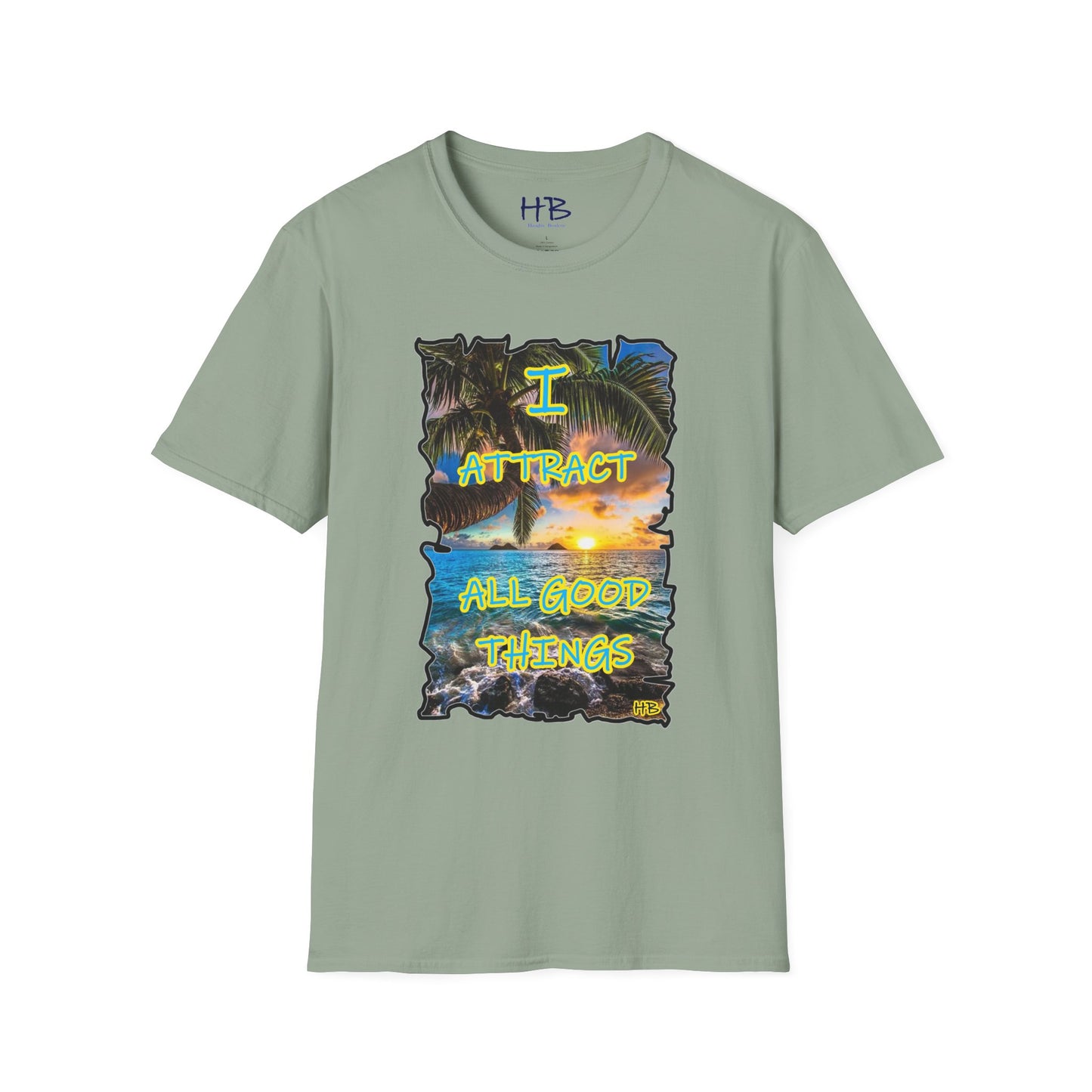 Ocean Sunset Affirmation Dreamscape; Affirmation Empowering Style who Attracts All Good Things