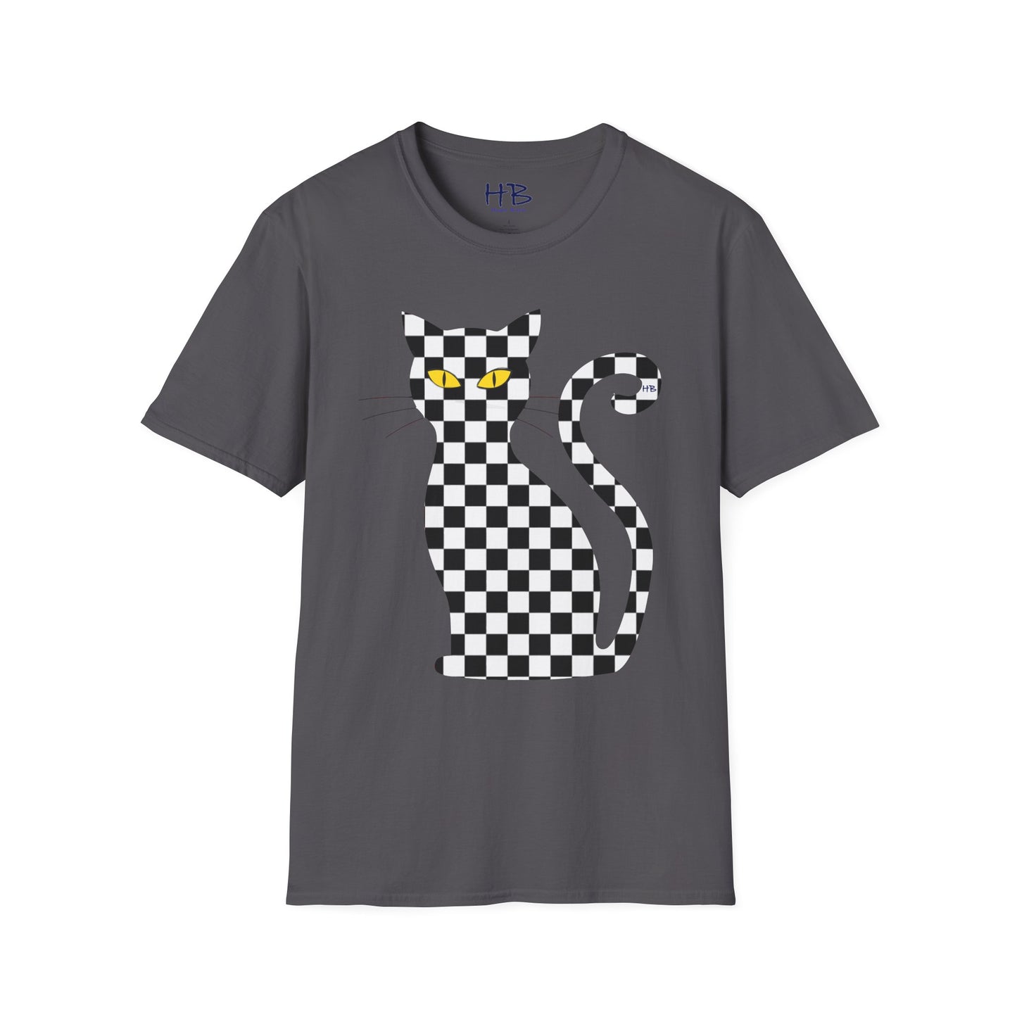 Unconventional Elegance: The Checkered Cat