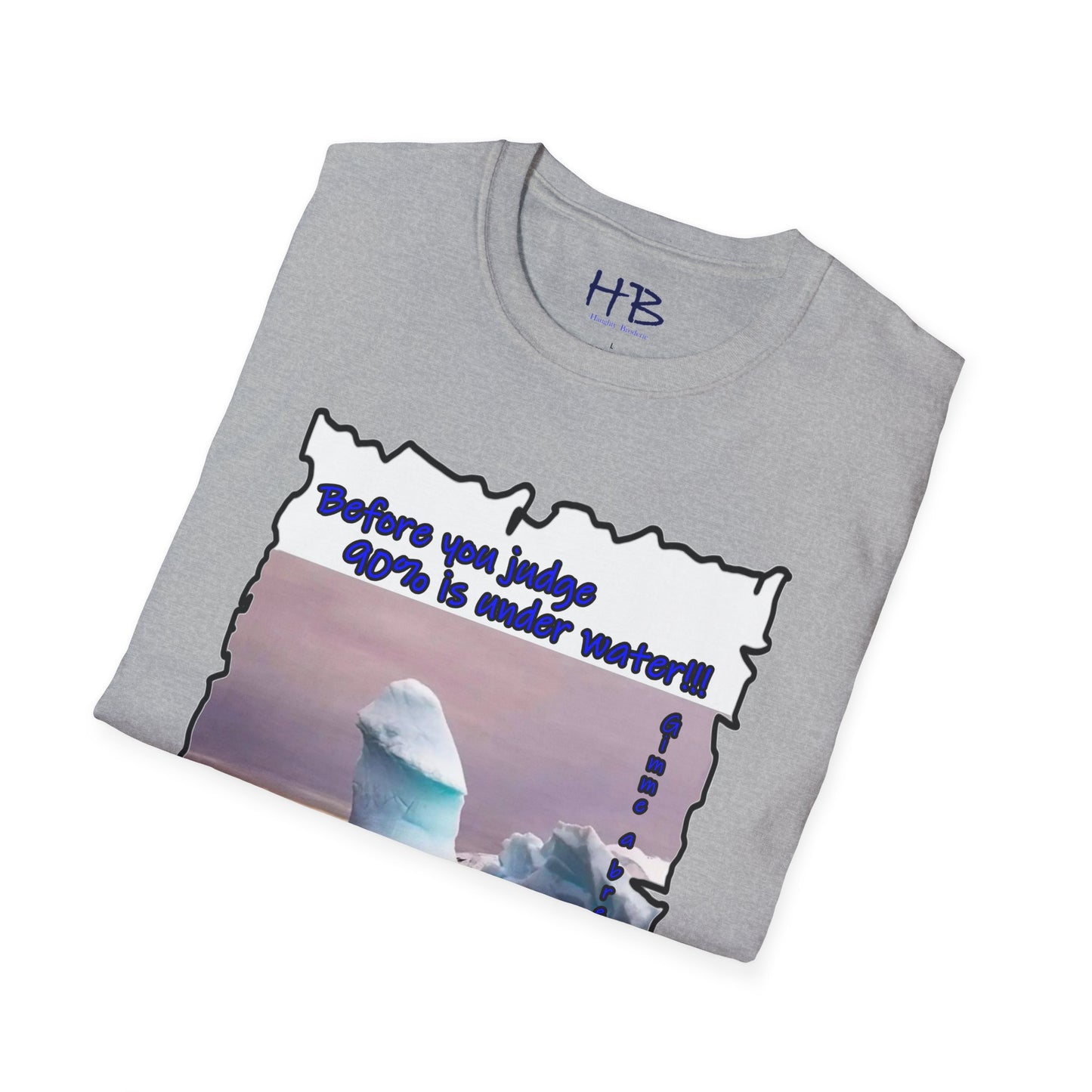 90% Below Judging the Unseen Beneath the Surface; The Iceberg Perspective Laughing at Assumptions While Challenging Prejudice