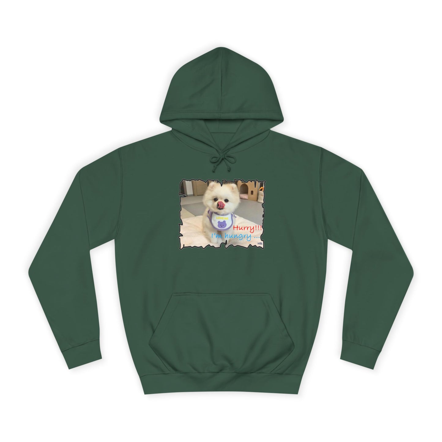Bichon Maltese "Hurry, I'm hungry!!!" (Hoodie - Cozy and Durable)