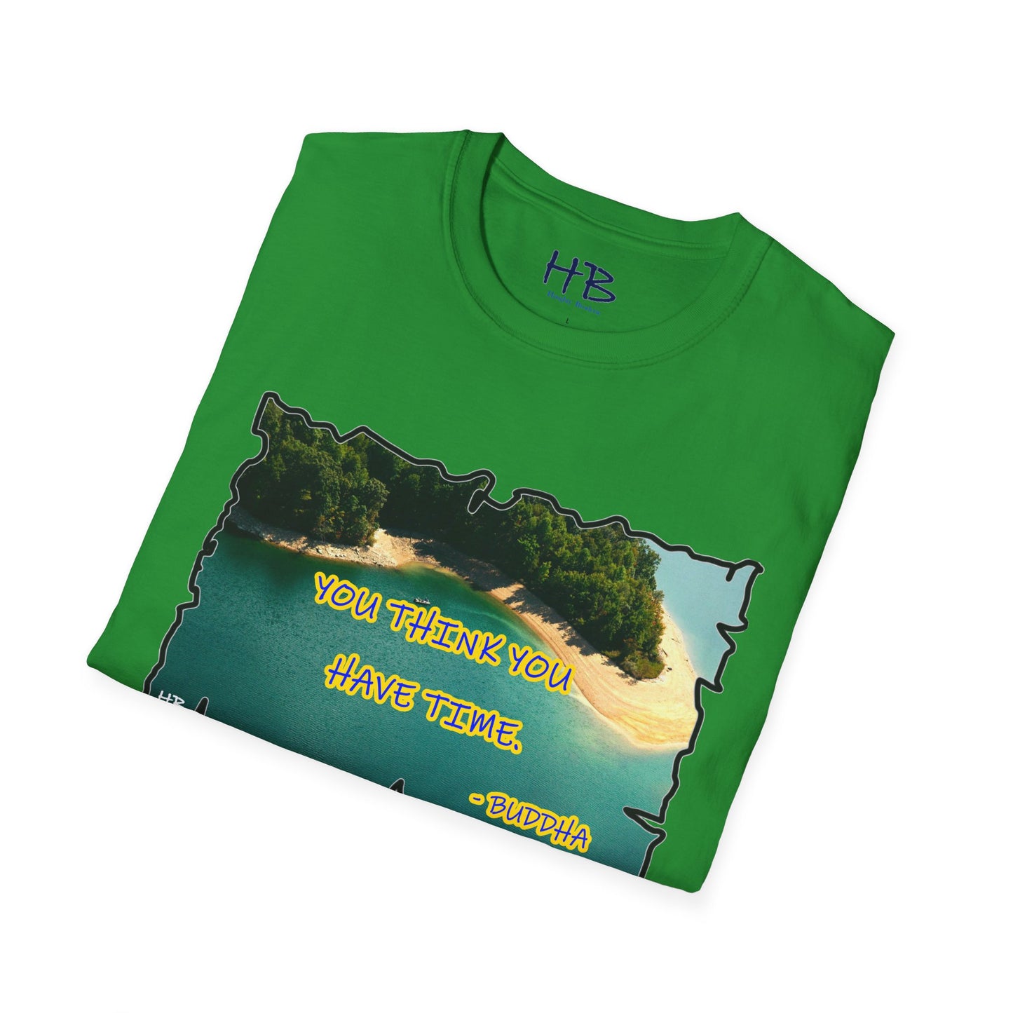 Buddha's Timeless Horizon Harmony; Philosophical Mirage Ethereal Lake Sunset Discourse 7