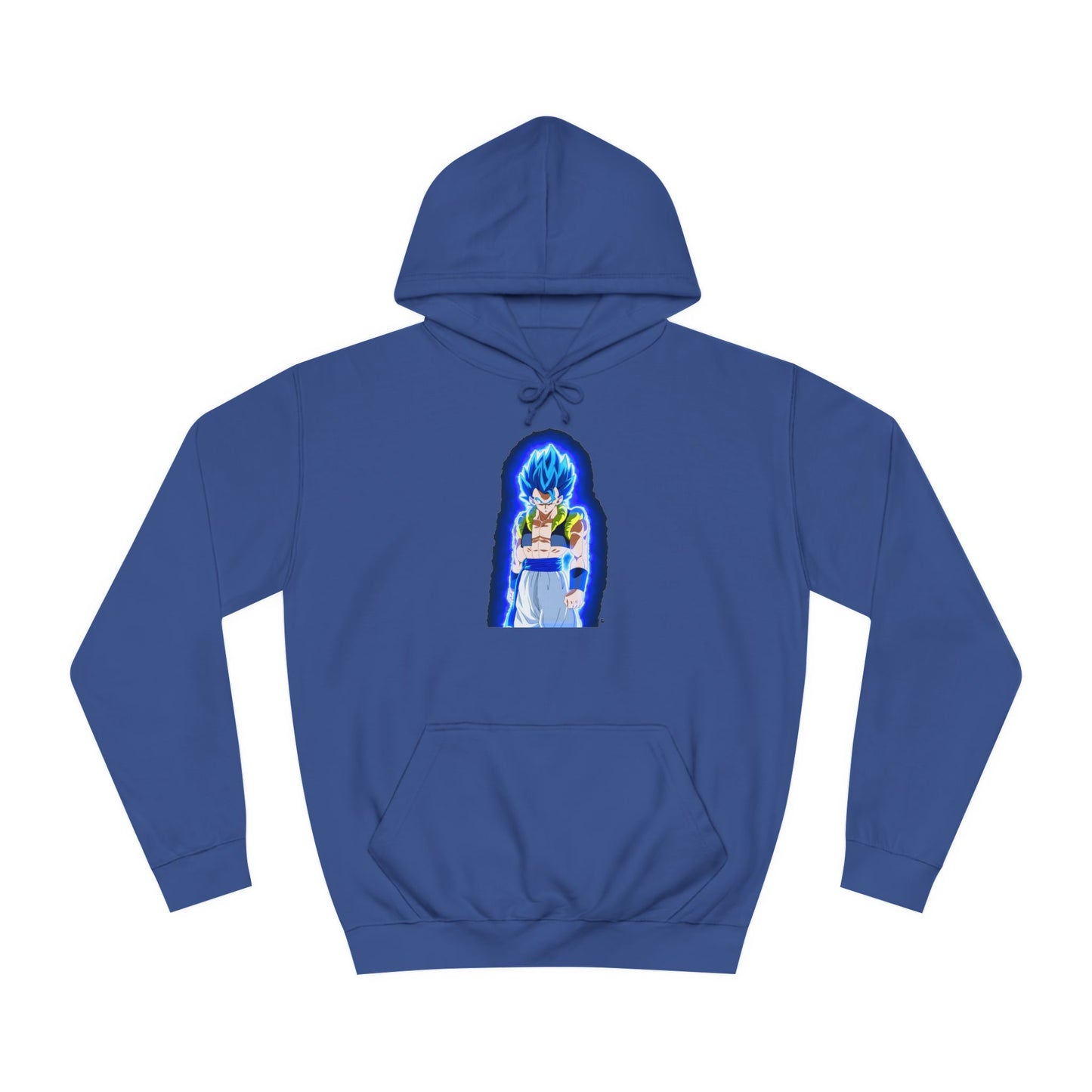 Superhero in Blue in max level (Hoodie - Cozy and Durable)