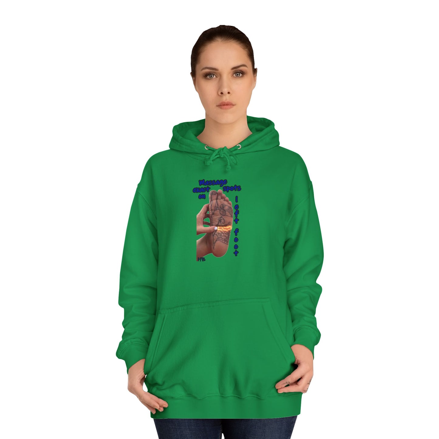 Get Yours Now -- Foot-Palm Wellness Organic Harmony;  Self-Care Holistic Healthwear (Hoodie - Cozy and Durable)