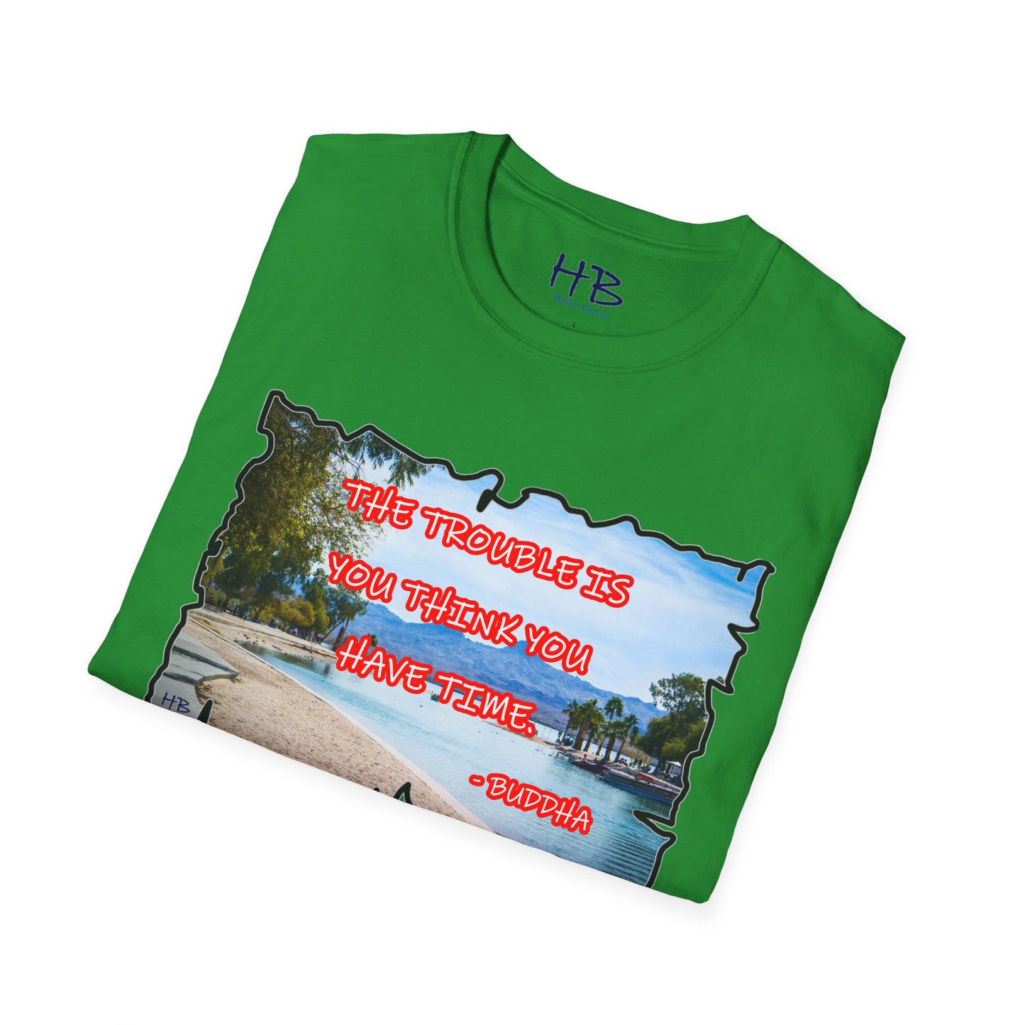 Buddha's Timeless Horizon Harmony; Philosophical Mirage Ethereal Lake Sunset Discourse 2