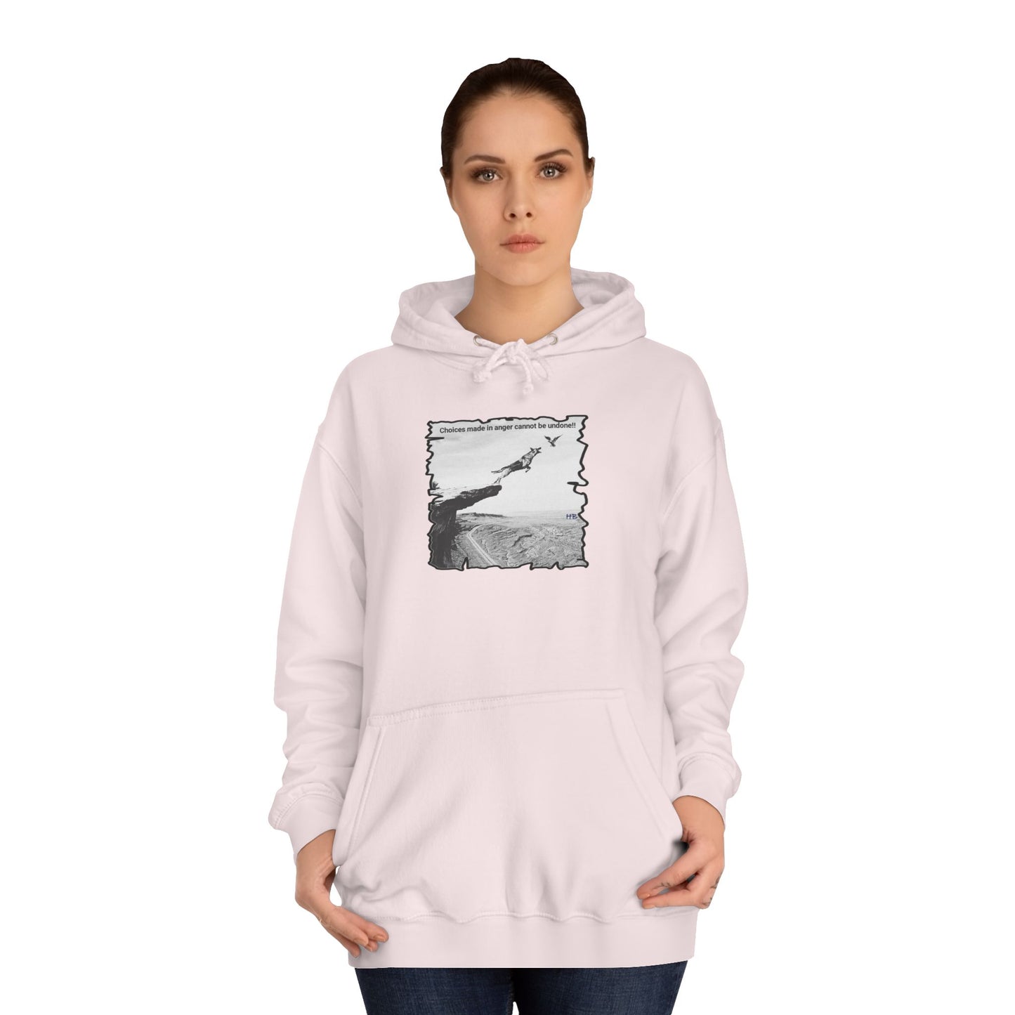 UnWise Woof Cliffhanger Choice Anger's Edge (Hoodie - Cozy and Durable)
