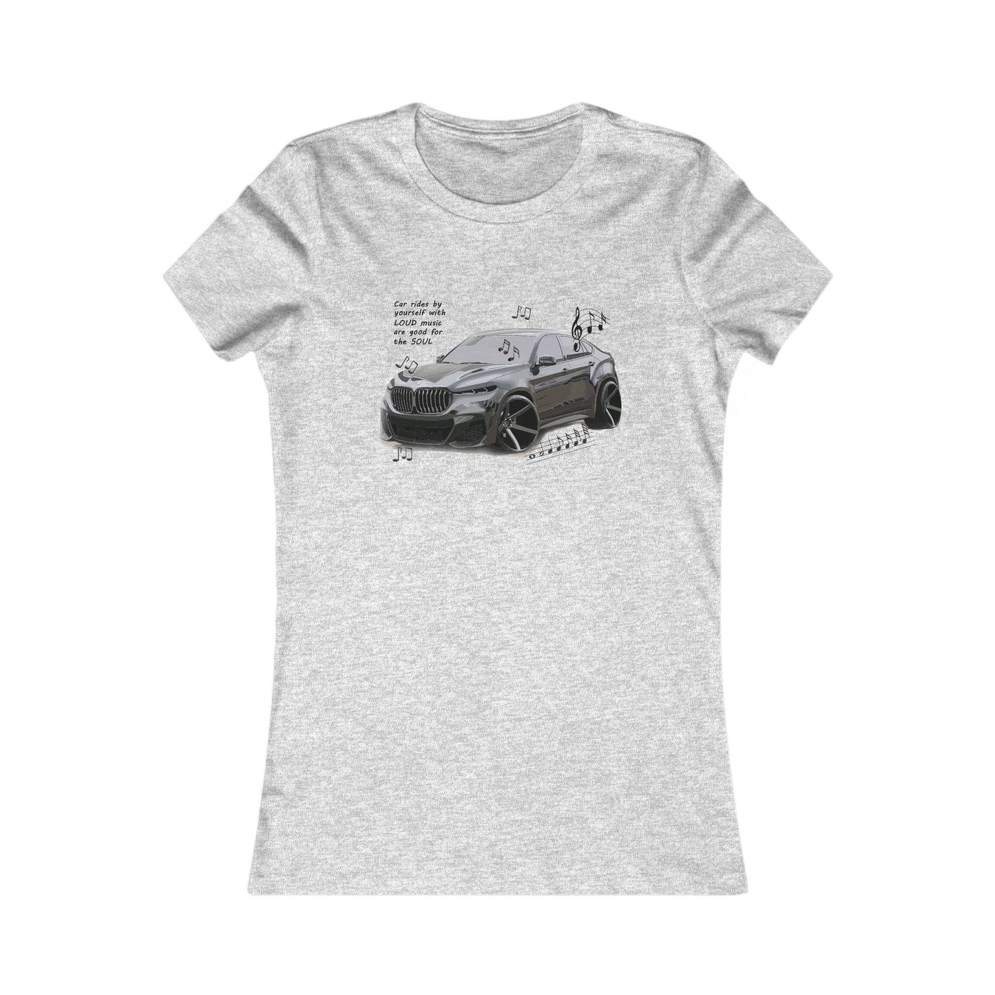 Car rides by yourself with LOUD music is good for the soul. Serenity. WANNA JOIN??? (Women - Premium Cotton Tee)
