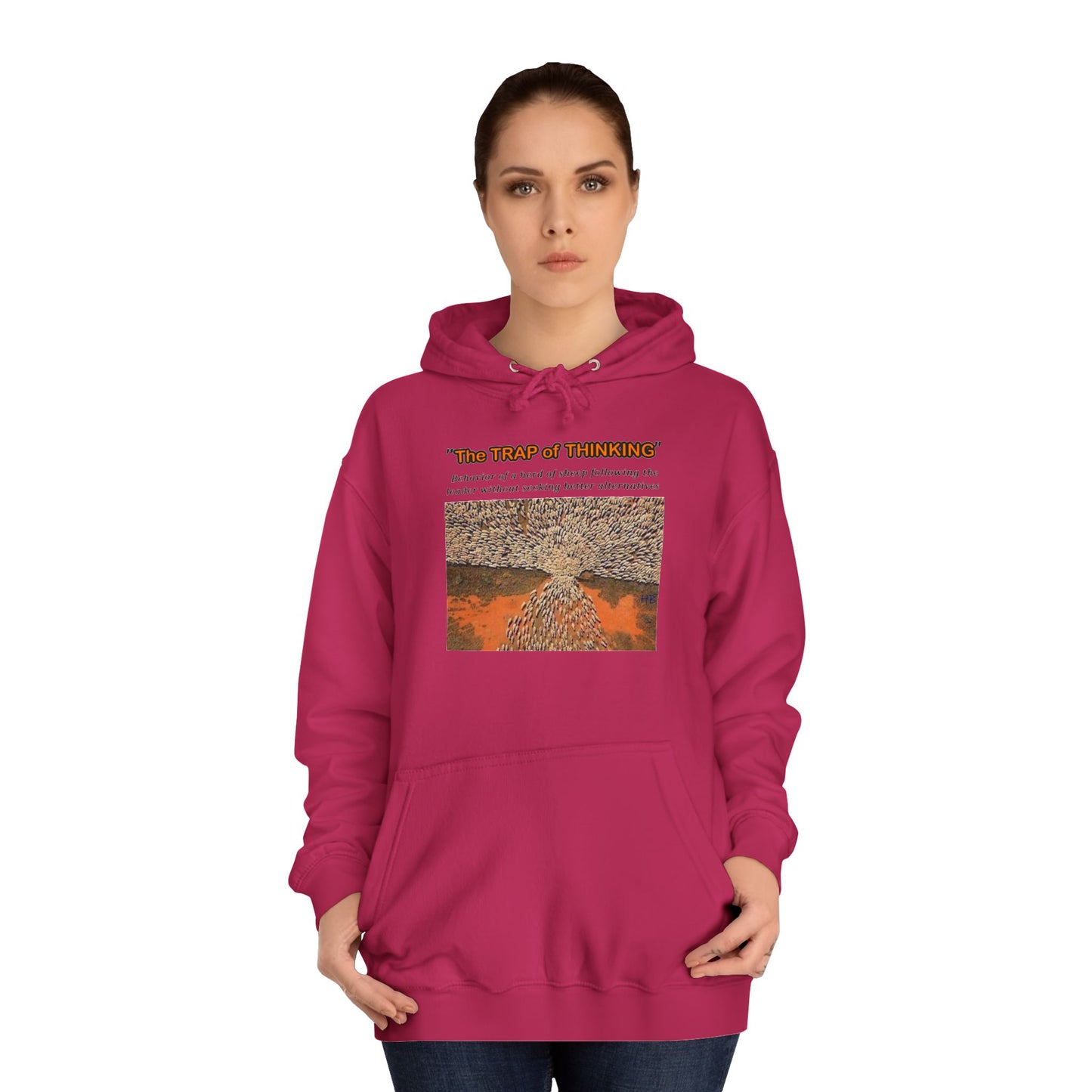 Thought-Provoking Independent Thinker (Hoodie - Cozy and Durable)