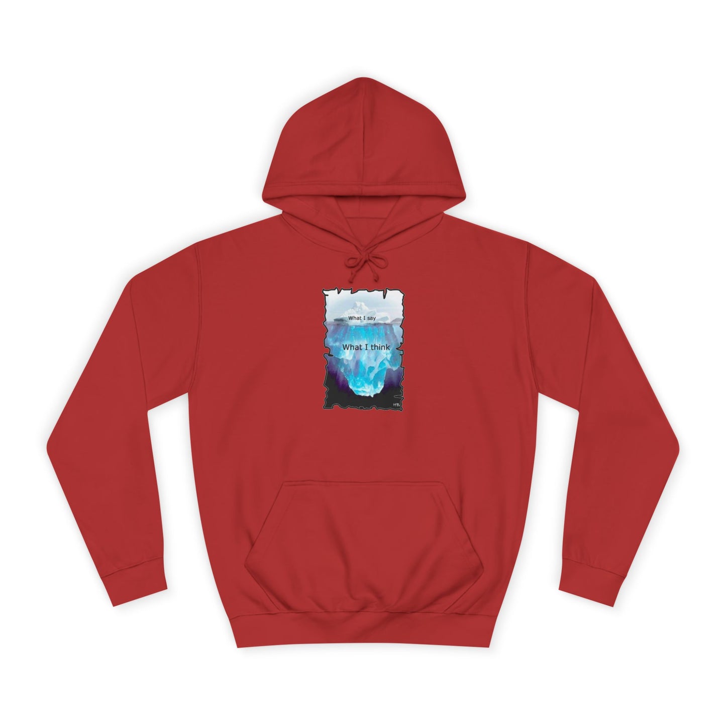 Below the Surface Veiled Verbalization (Hoodie - Cozy and Durable)