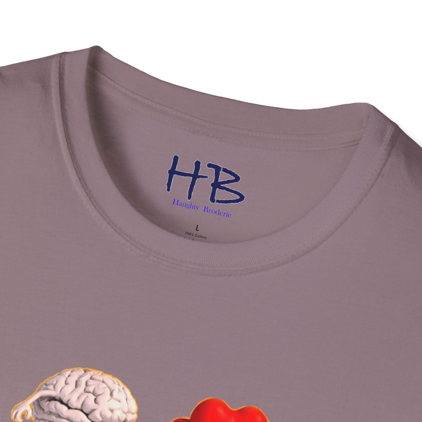 Embracing the Heart-Mind Connection: A Visual Reminder to Follow Your Heart with brain's logic