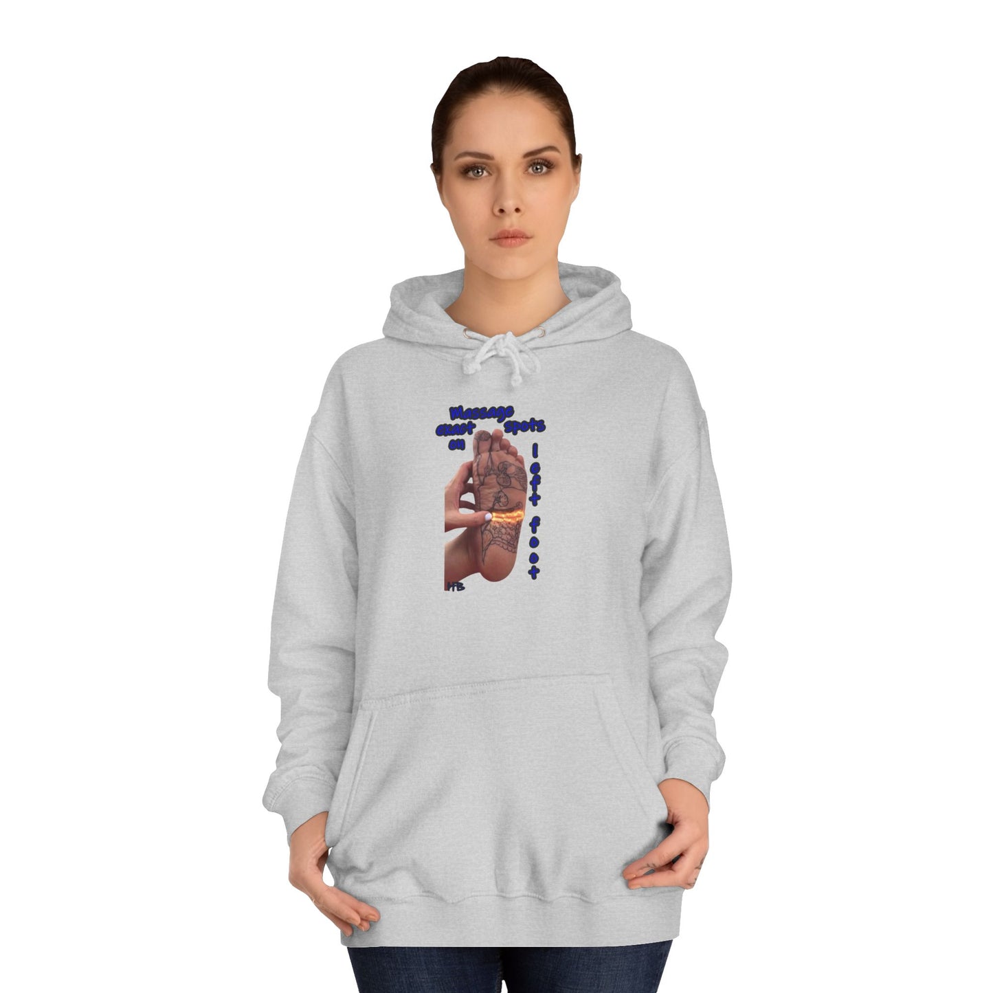 Get Yours Now -- Foot-Palm Wellness Organic Harmony;  Self-Care Holistic Healthwear (Hoodie - Cozy and Durable)