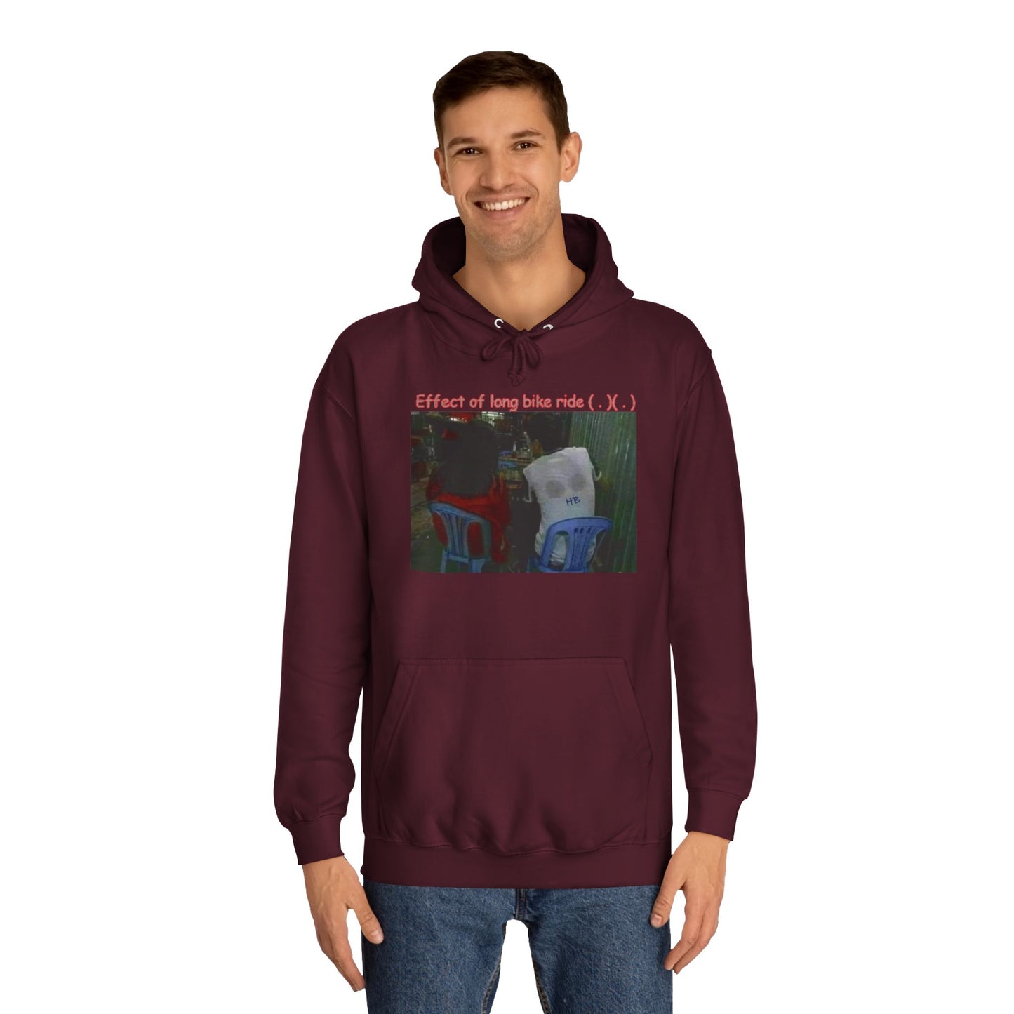 Get Yours Now -- Effect of long bike ride ( . )( . ) (Hoodie - Cozy and Durable)