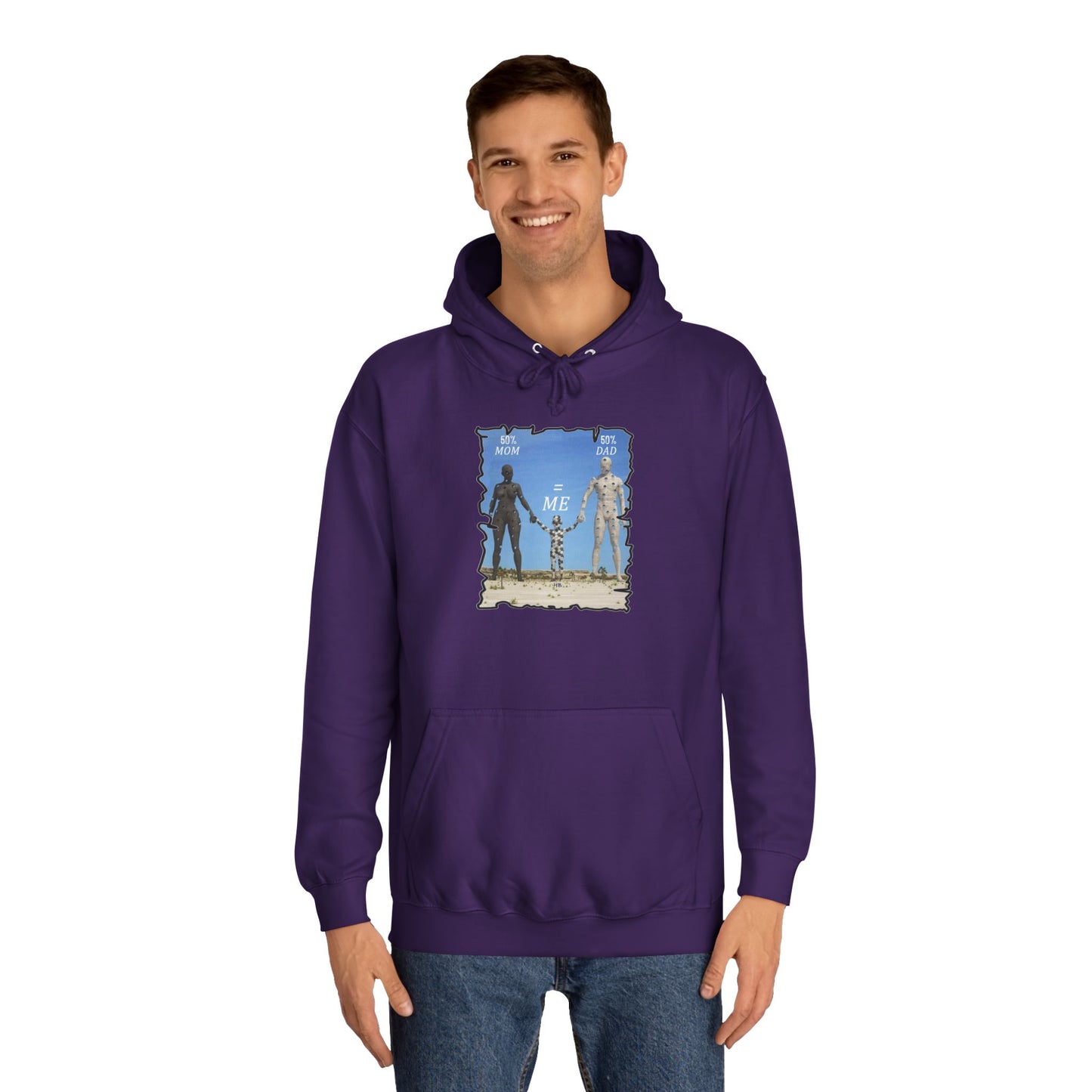 Get Yours Now -- Genetic Family Equation Parental Puzzle (Hoodie - Cozy and Durable)