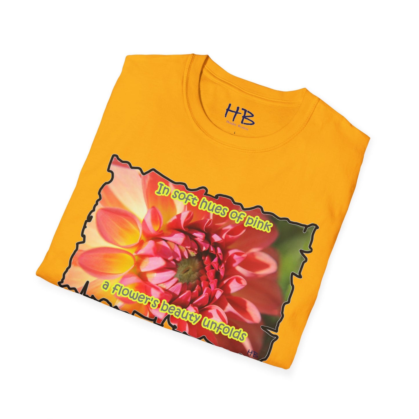 Experience the gentle allure as a pink flower gracefully reveals its exquisite beauty in soft shades of pink