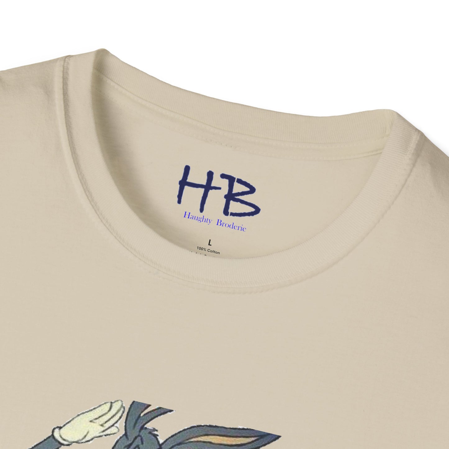 Bugs being playful with his bunny lady