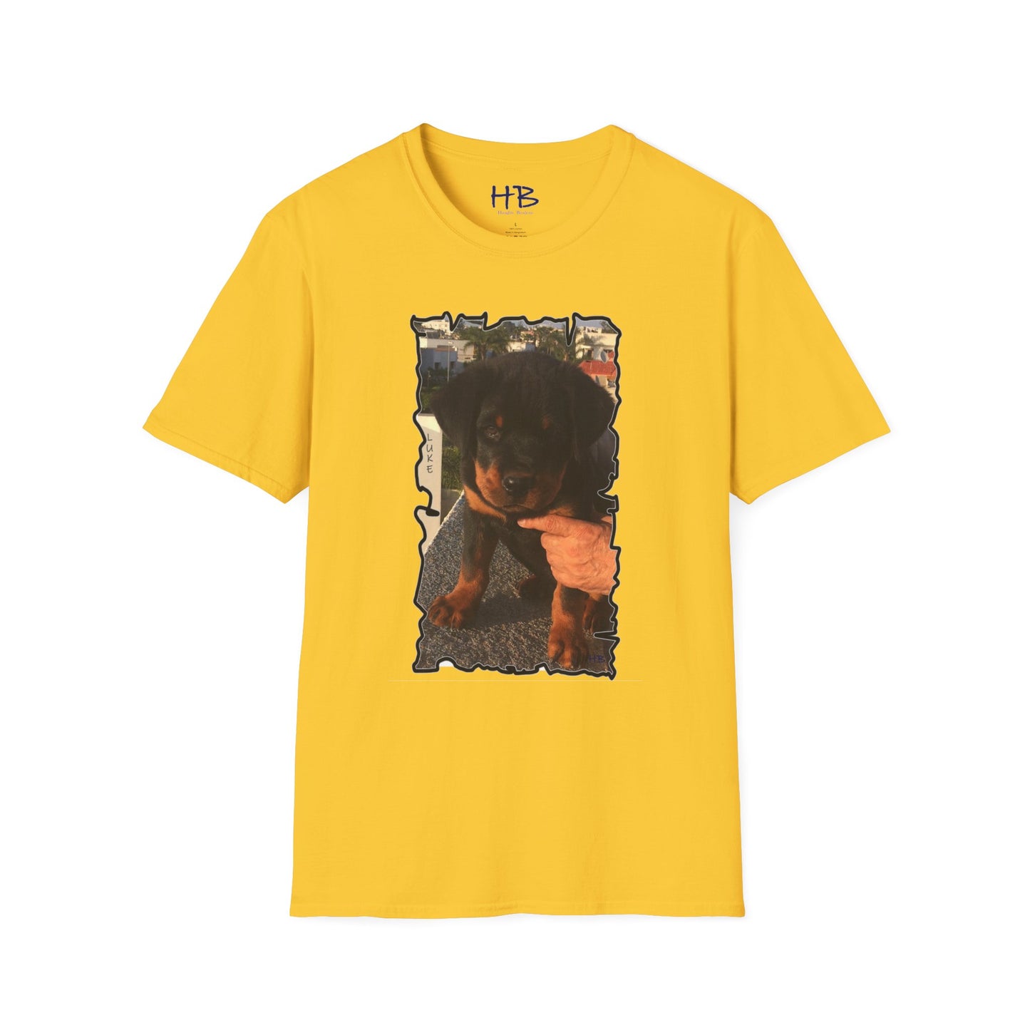 Innocence on the Rooftop: Baby Luke's Captivating Pose